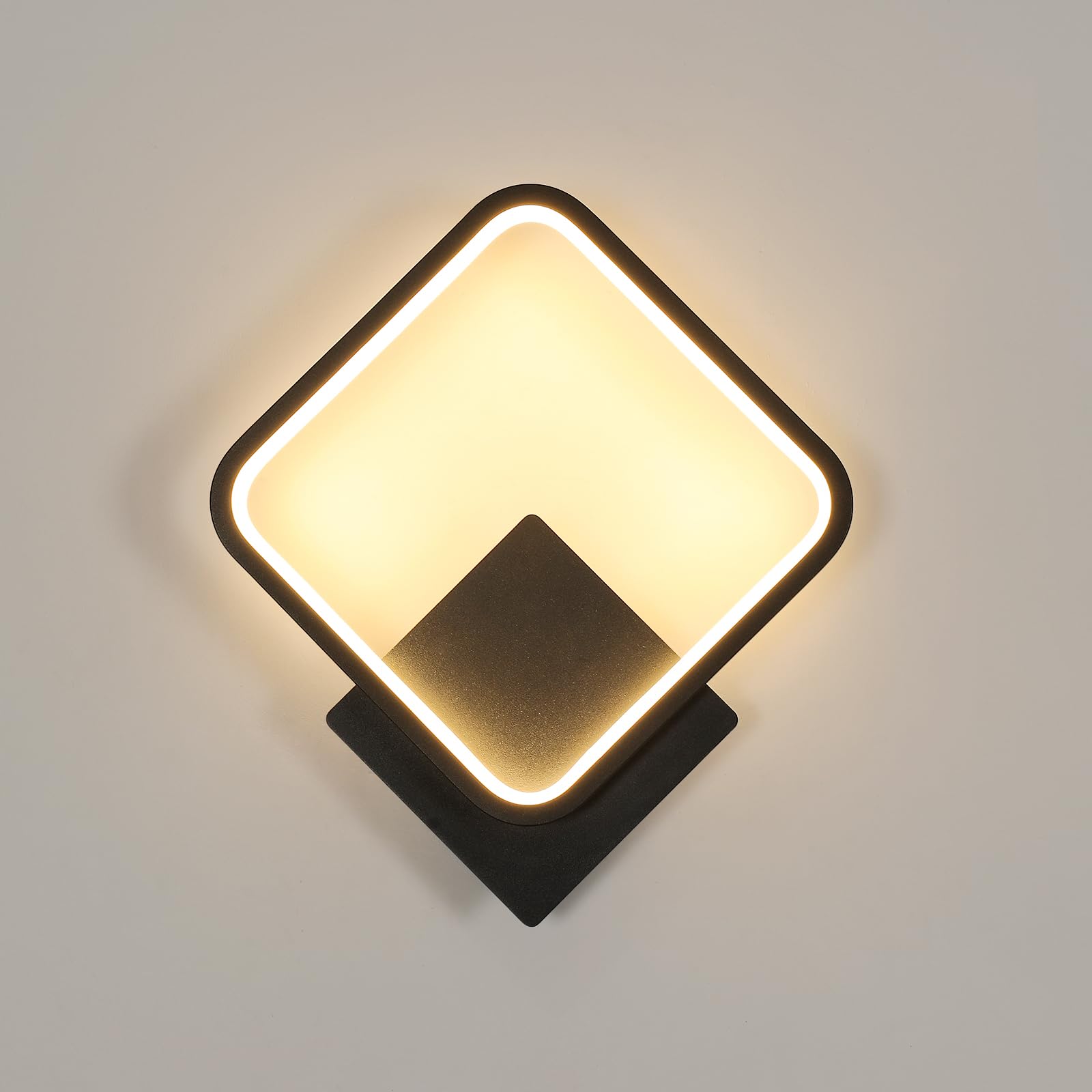 Osairous Applique LED 21W Dimmerabile 3 Colori – 2362Lm, 3000K/4500K/6500K, Design Moderno In Acrilico Per Soggiorno E Camera