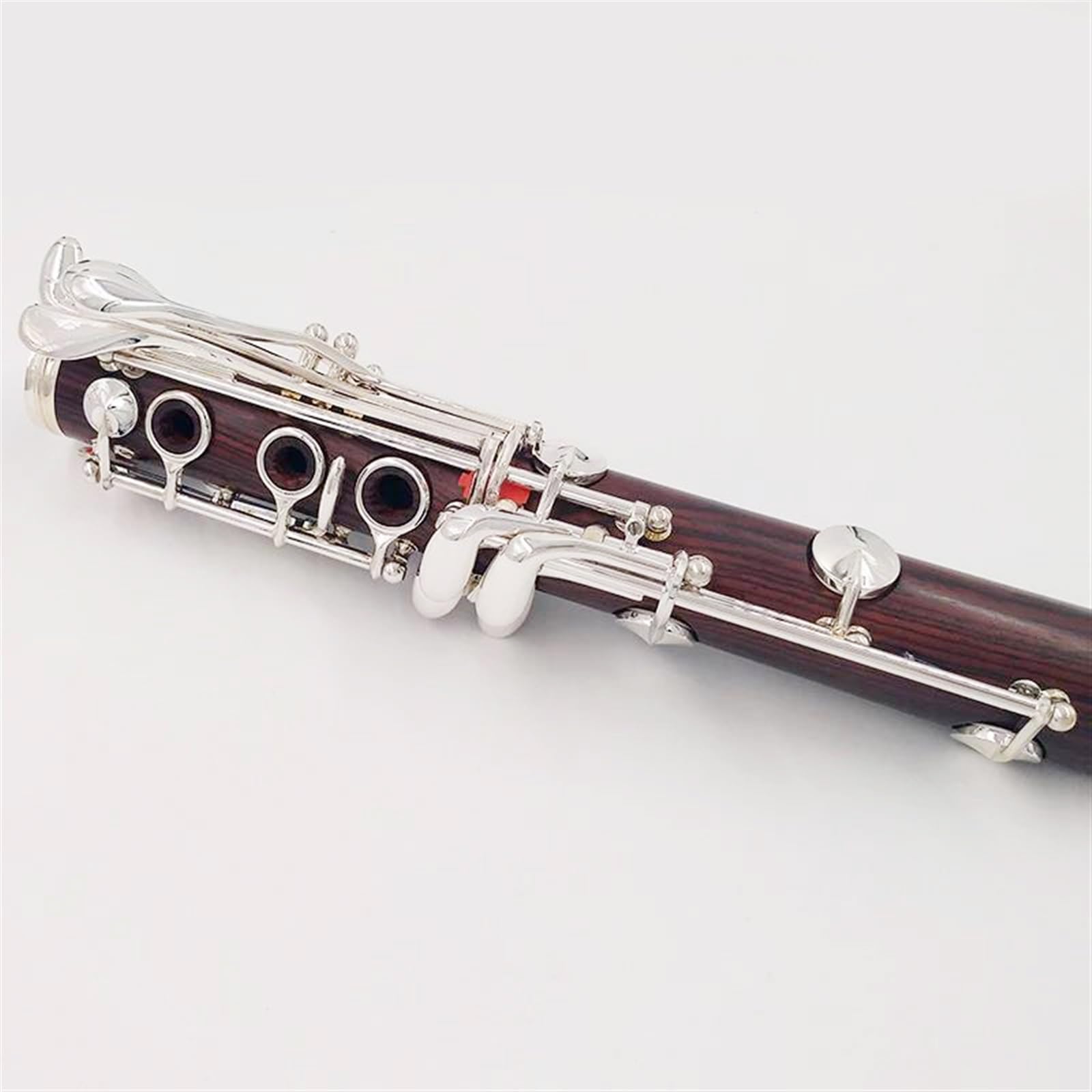 Profesjonalny klarnet Dalbergia Retusa/Cocobolo BB 18 klawiszy, posrebrzany, wykwintny klarnet z litego drewna
