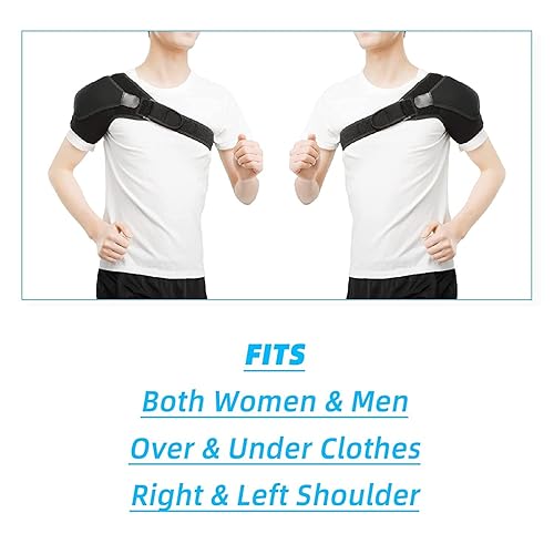 Miniatura 2 de Solmyr Soporte de compresión para recuperación de lesiones, soporte de hombro, envoltura de manga para estabilidad de hombro, para puño rotador