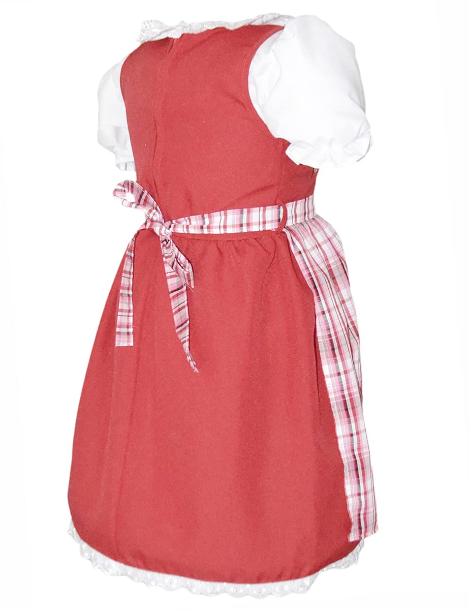 Schrammel Dziecięcy dirndl dziewczęcy dirndl haft szarotka