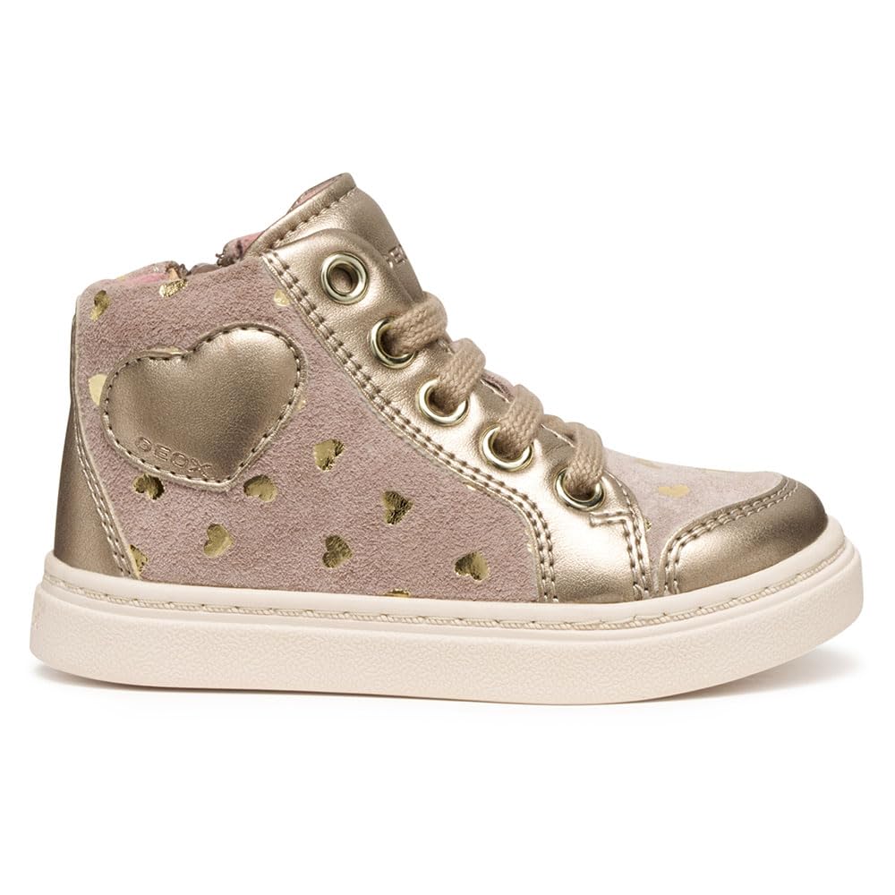 Geox B Nashik Girl, Scarpe Da Ginnastica Bimba 0-24, Beige Scuro, 23 Eu-image