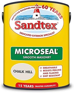 Sandtex Ultra Smooth Masonry Paint 5 Litre Stock Colours - Chalk Hill