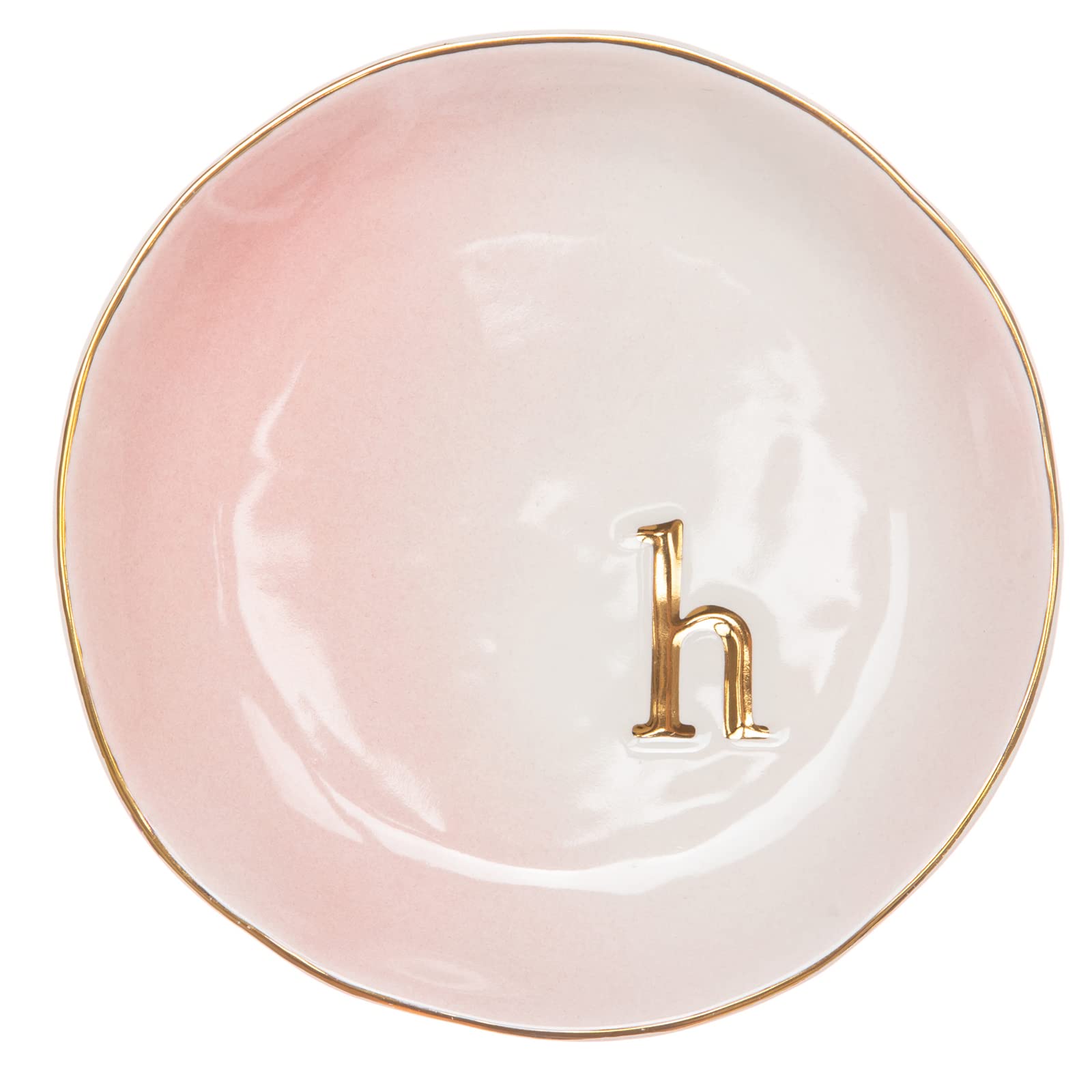 COLLECTIVE HOME - Ceramic Jewelry Tray, Decorative Trinket Dish for Rings Earrings Necklaces Bracelet Watch Keys, Birthday Mother's Day Christmas Gift