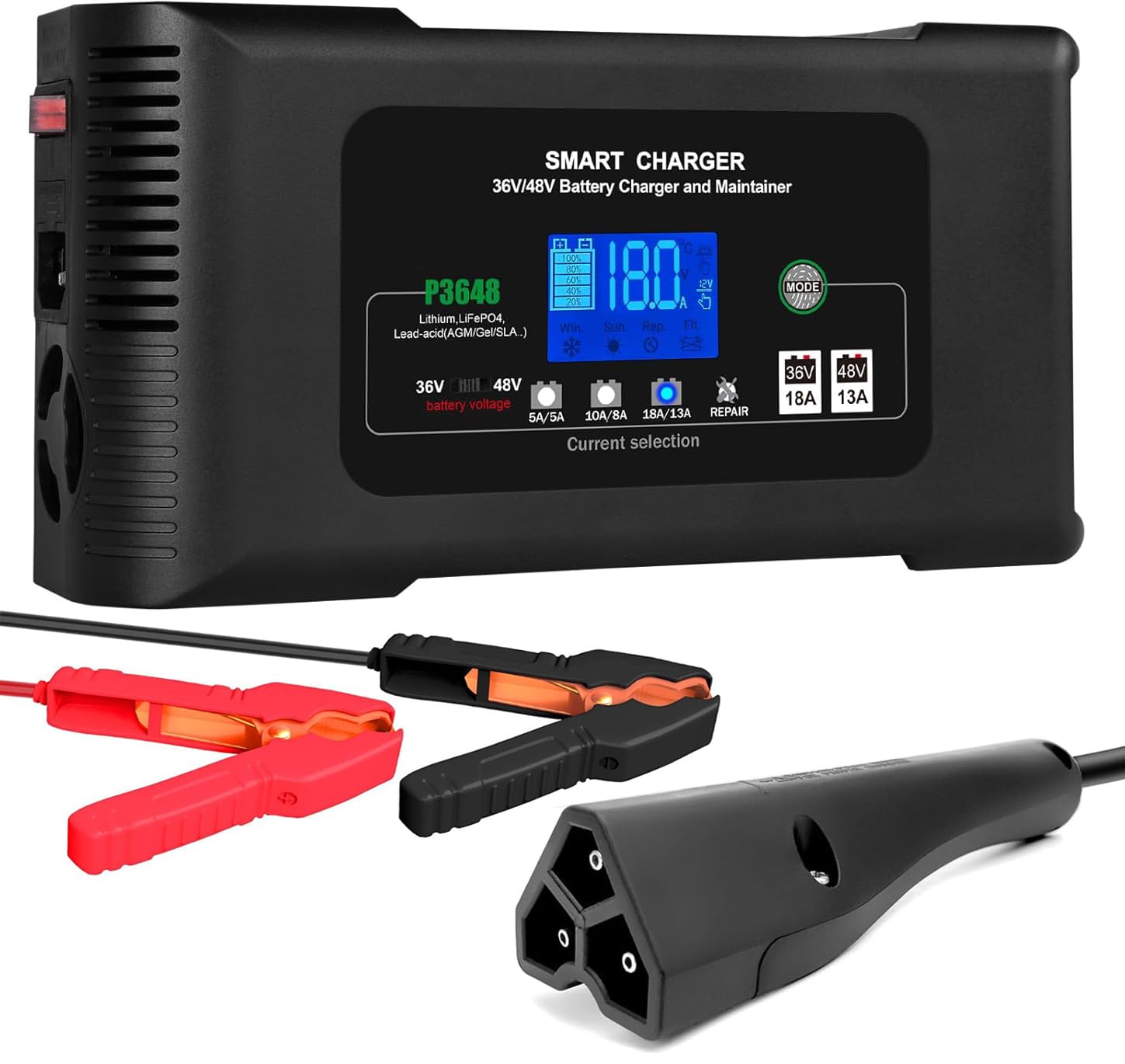 Cargador de batería para carrito de golf de 48 V (kit RXV)