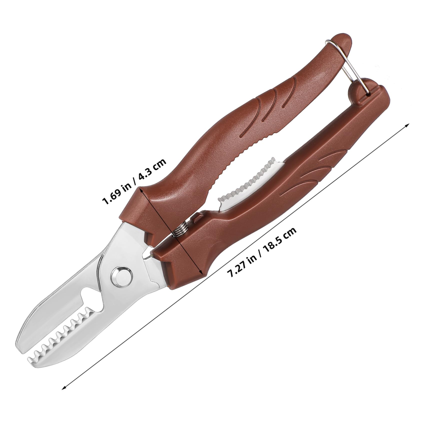 PRETYZOOM Chestnut Cutter Tool Multifunctional Nut Cracker with Ergonomic Handle Stainless Steel Design for Easy Chestnut Opening Includes Finger Covers for Home