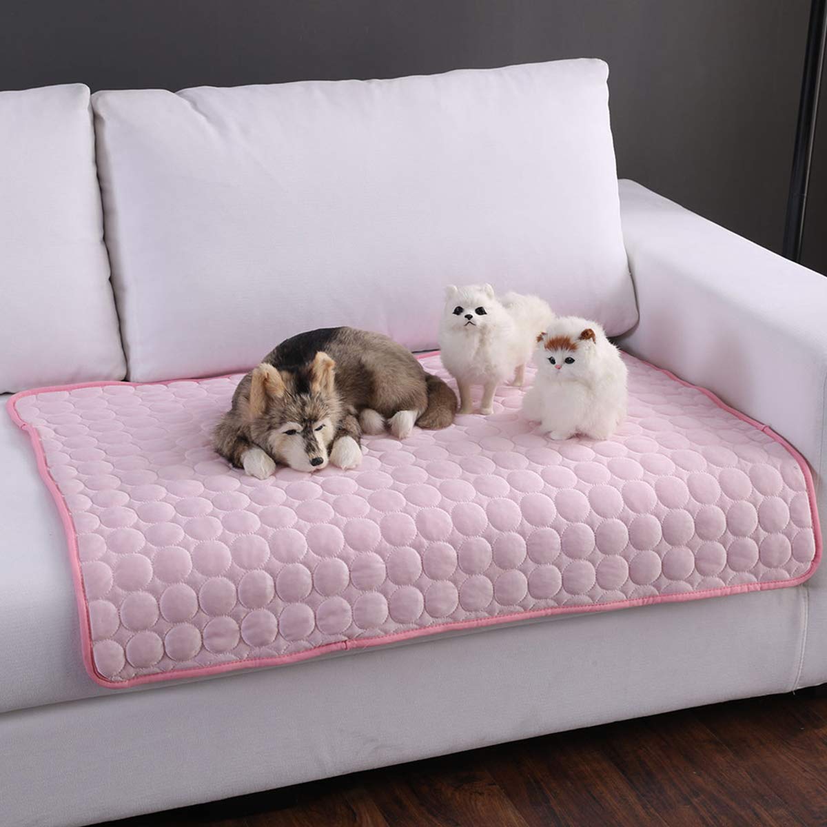 PETCUTE Tapis de Refroidissement pour Chien Coussin Refroidissement pour Animaux domestiques Coussin rafraîchissant Tapis rafraîchissant de Chats