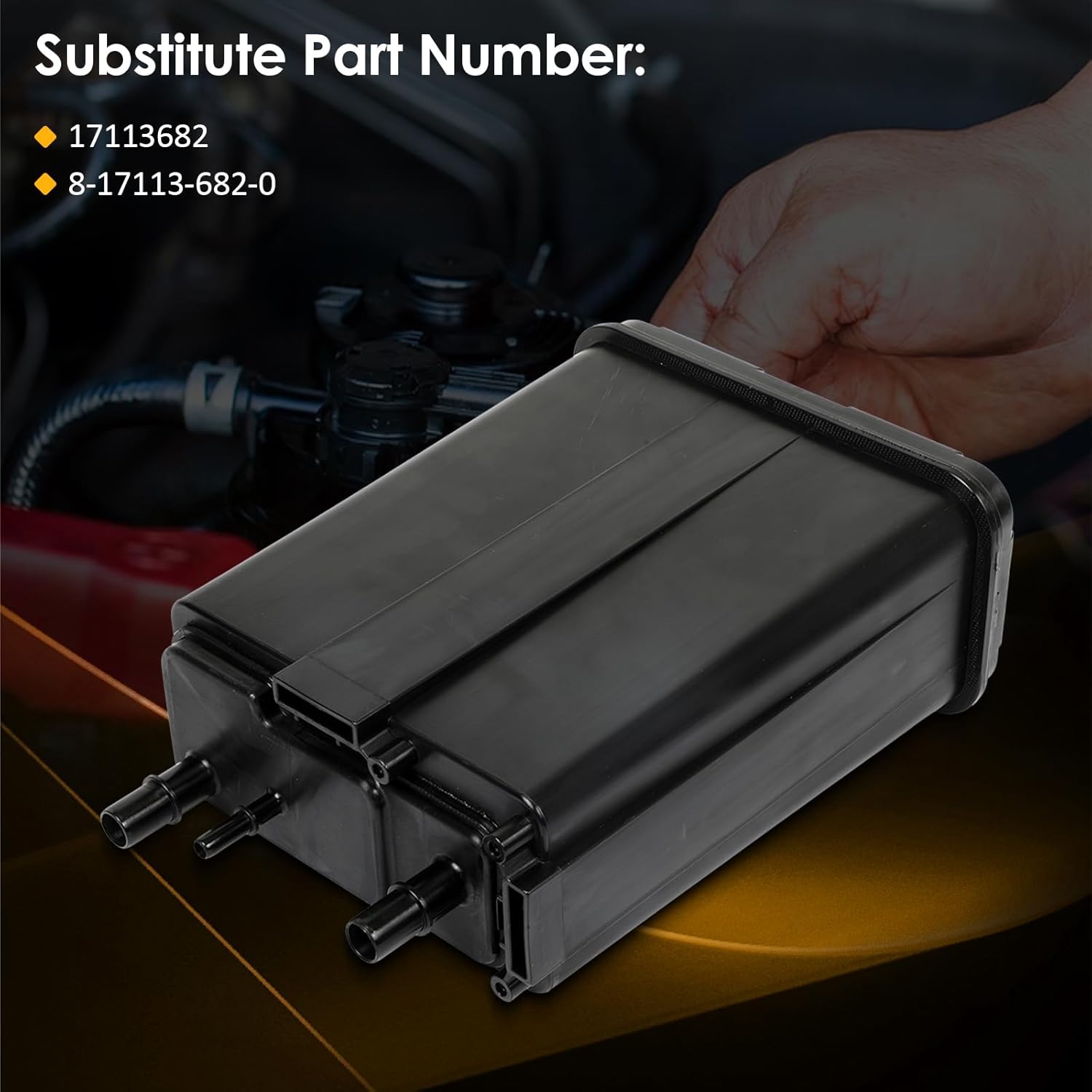 Vapor Canister Replace OE 17113682 Compatible With 2001-2005 for Chevrolet Blazer/Venture;2002-2004 for Chevrolet S10/Trailblazer;2002-2004 for GMC Envoy/Sonoma;2001-2005 for GMC Jimmy