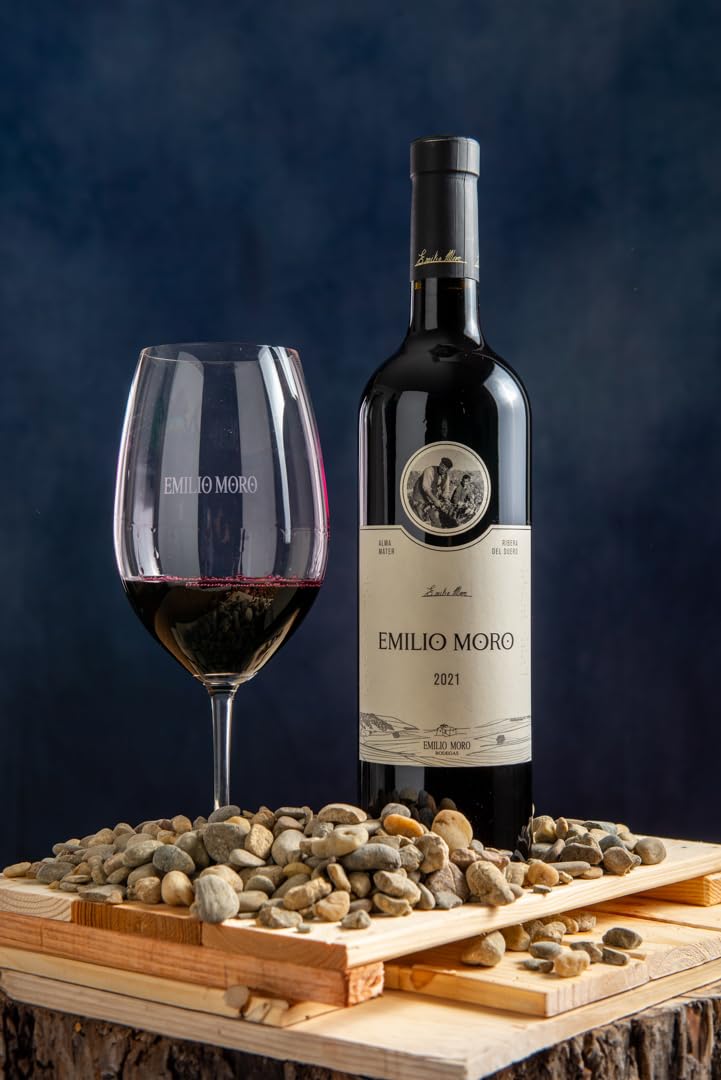 EMILIO MORO - Emilio Moro, Vino Tinto Crianza Español, Tempranillo Fresco, D.O. Ribera del Duero - Pack de 6 Botellas x 750 ml