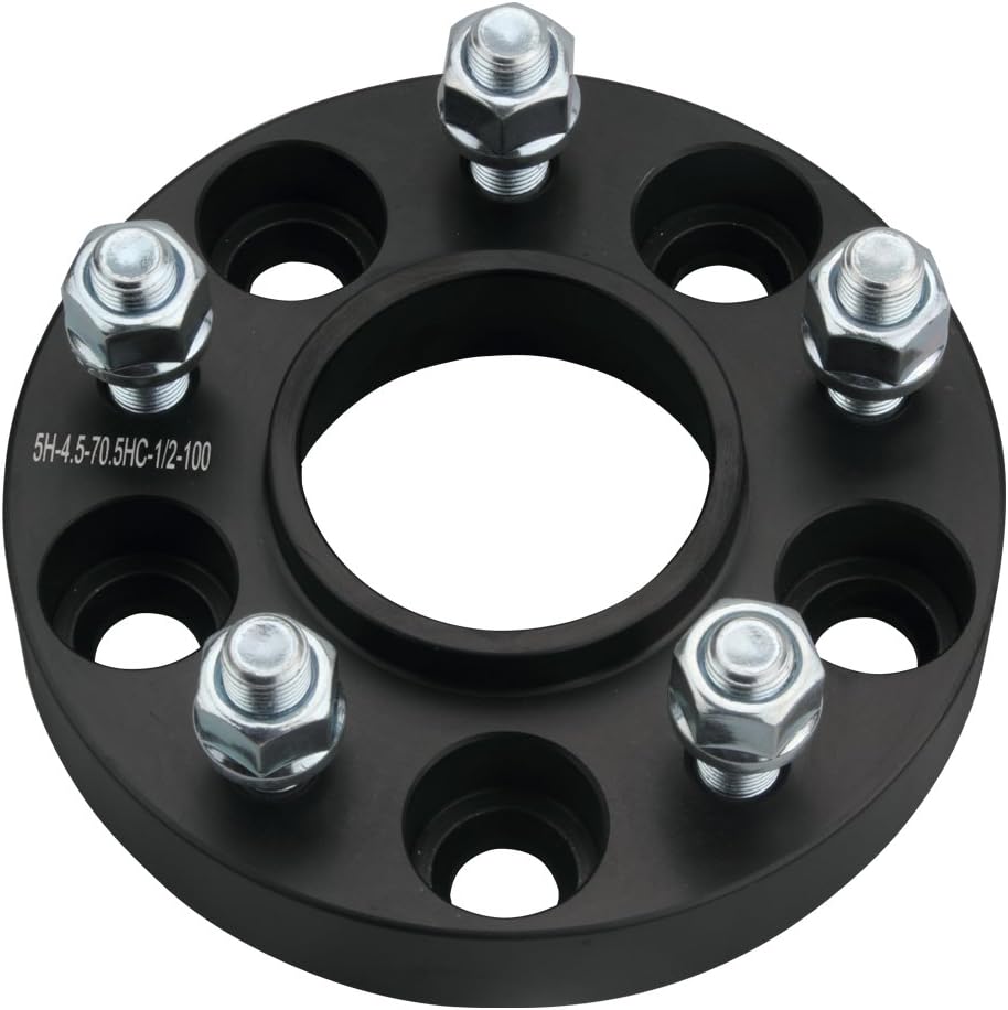 Exсluѕіvе Dіѕсоunt 90% Prісе DCVAMOUS 4PC Black 5x5 Hubcentric Wheel Spacers 1 Inch with 1/2 Studs Compatible with Jeep 5 Lug 5x127 for 2007-2018 JK Wrangler (Not JL) | 1999-2010 WJ WK Grand Cherokee | 2006-2010 XK Commander