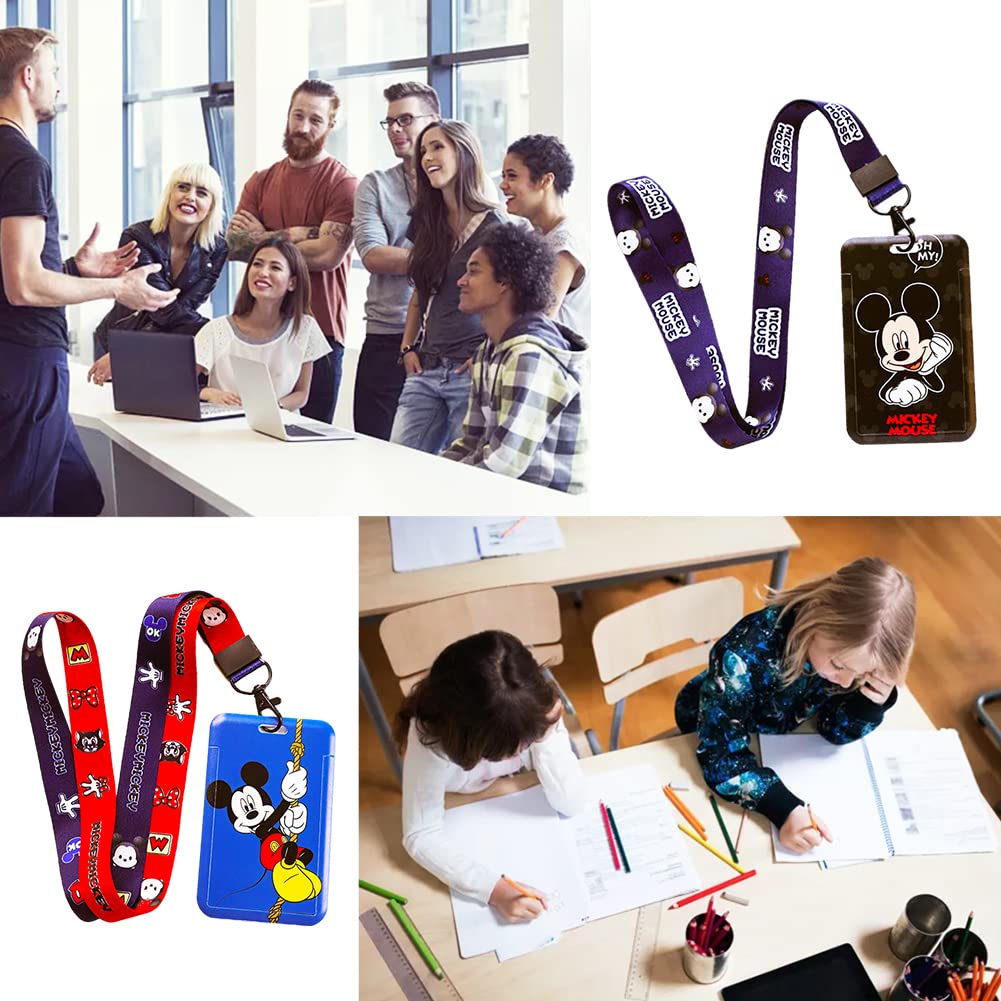 Lanyard Portabadge Mickey E Minnie - Cordino Con Portatesserini E Portamonete - Foto 5