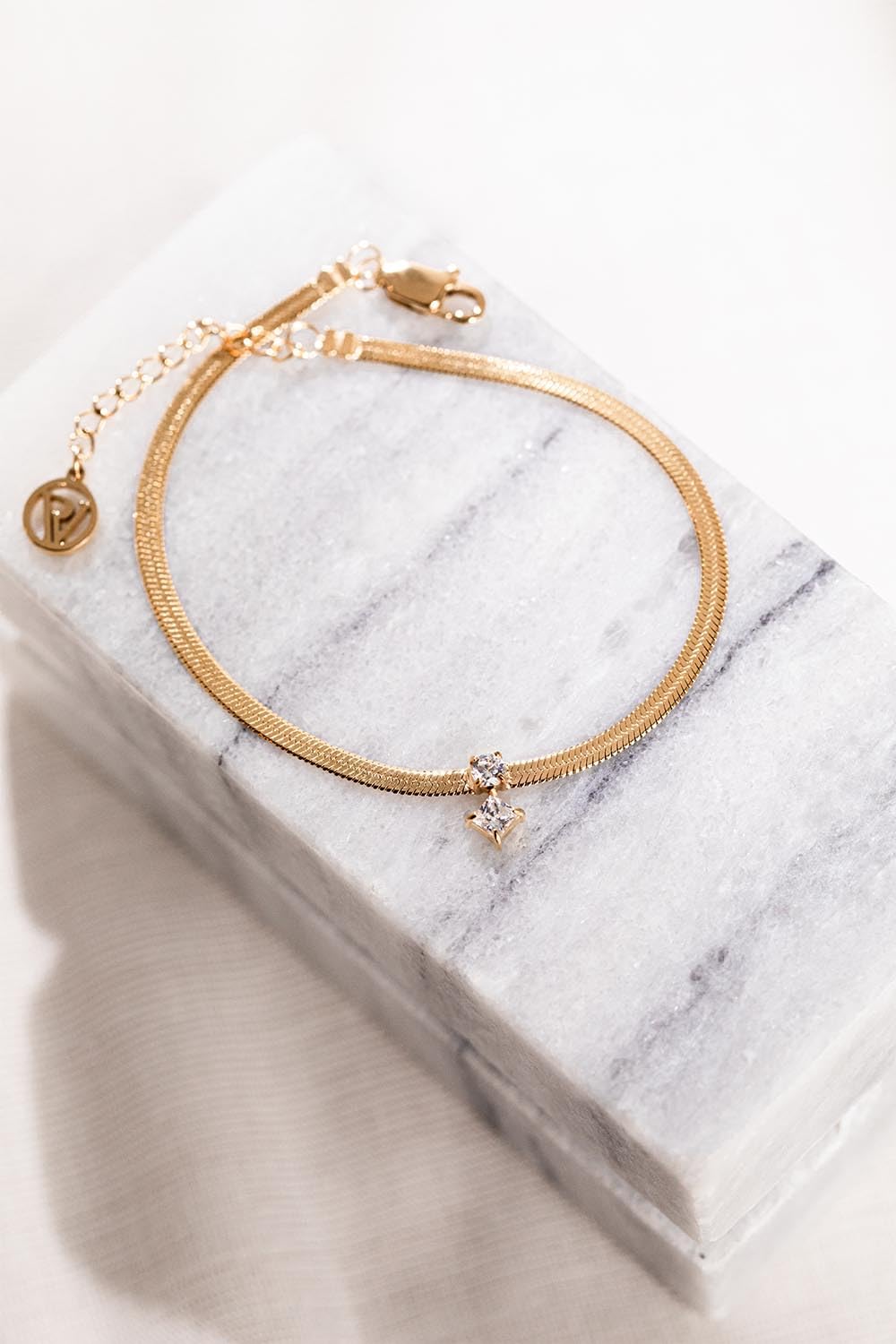 PAUL VALENTINE - Bracciale da donna in acciaio inox – Ciondolo