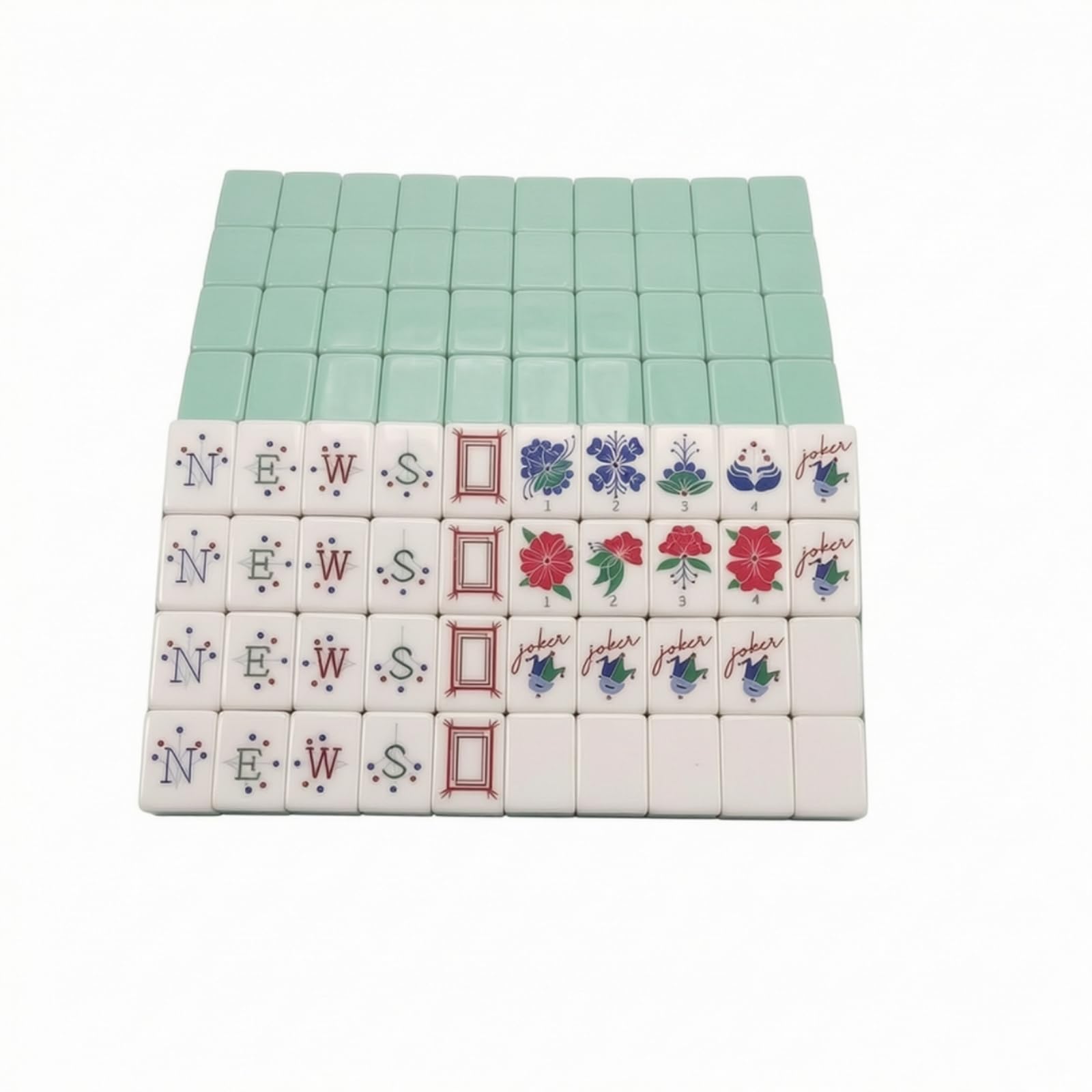 Set mit Acrylsteinen glänzend Spielsteine leicht lesbar Spiel für Spielefans, Grün