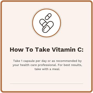 Utzy Naturals Vitamin C Complex | 400mg Vitamin C with Acercola & Citrus Bioflavonoids | 60 Capsules