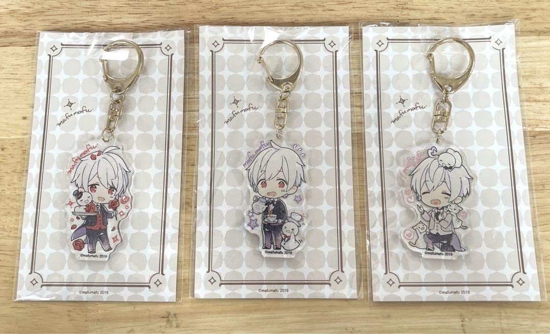 Amazon.co.jp: まふまふ アクリルキーホルダー アクキー カプとれ 3個 