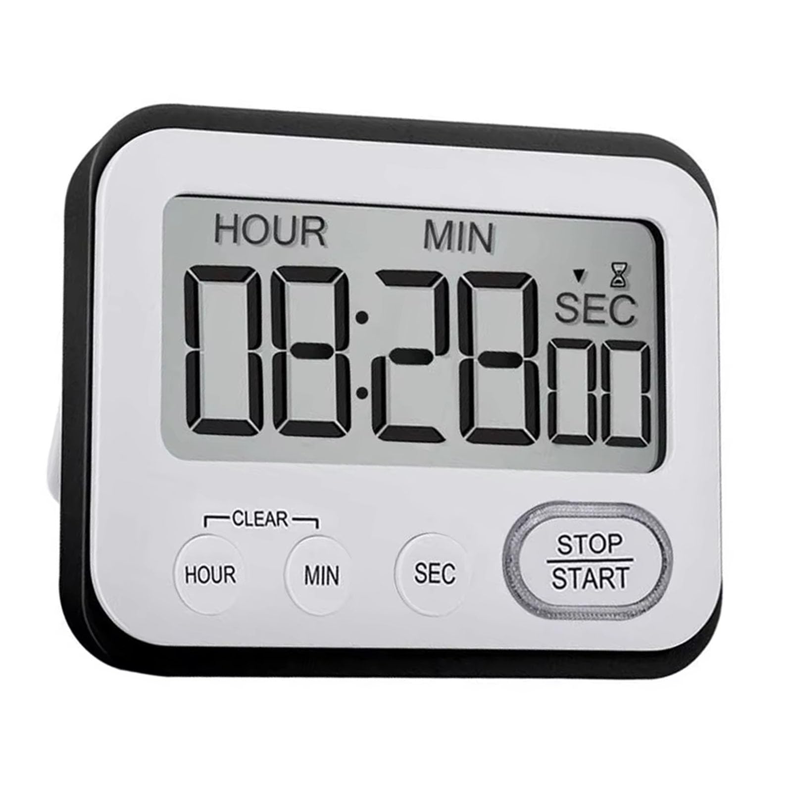 Large LCD Display Timer Count Up/Down for Classroom Home Table Cooking Digital Stopwatch Exercise Training