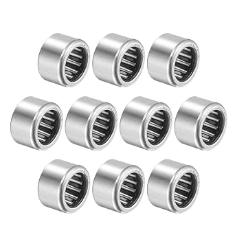 uxcell HK1312 Needle Roller Bearings 13mm Bore 19mm OD 12mm Width Chrome Steel Open End 10pcs