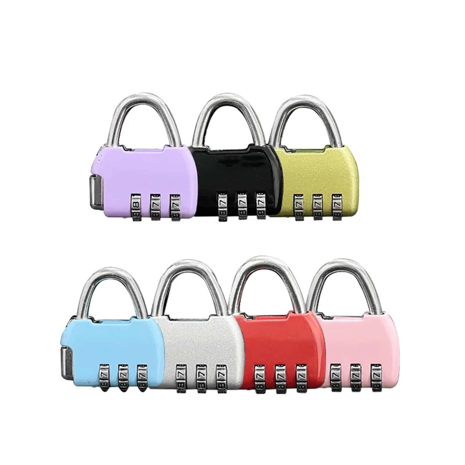 Cadenas mot de passe combinaison 3 chiffres mini serrure sécurité coffre-fort