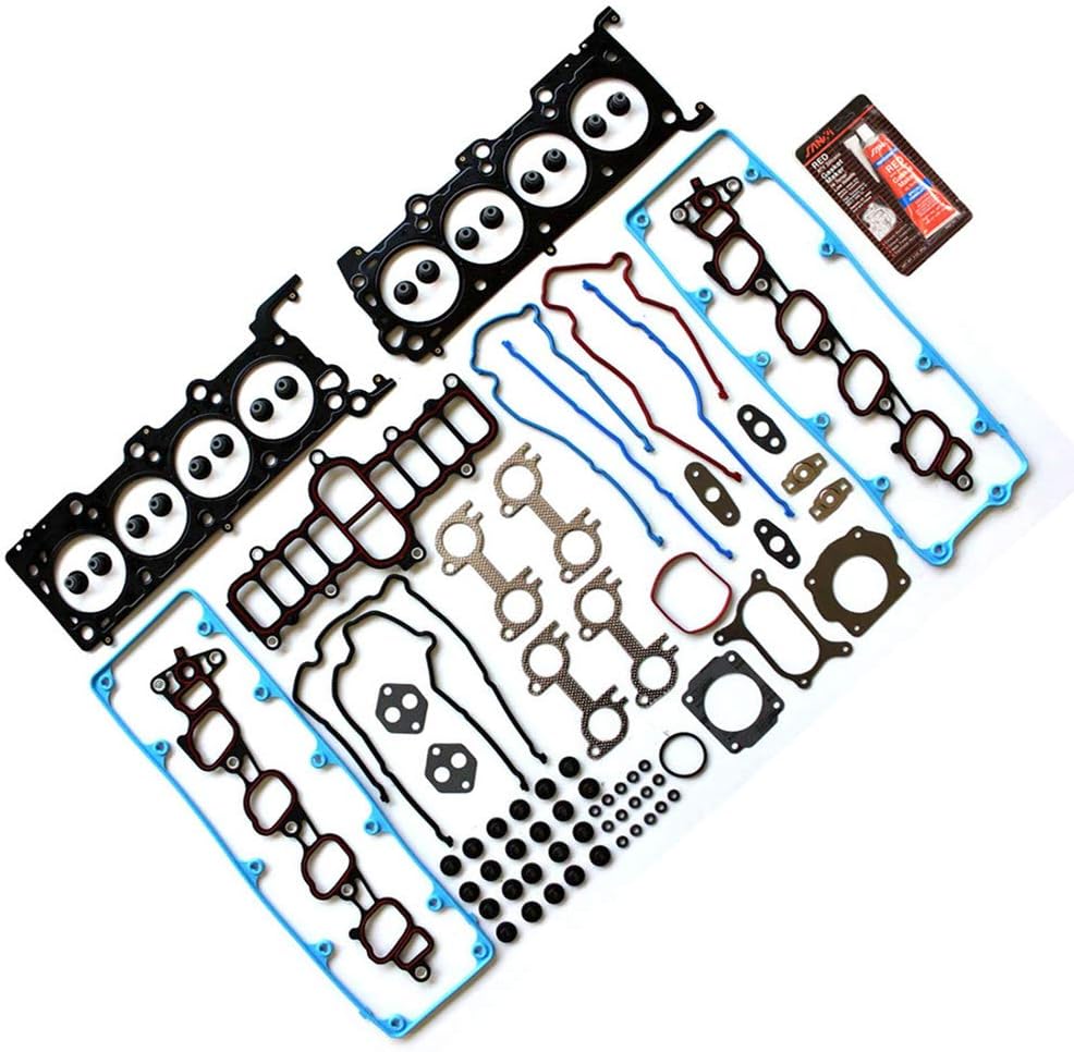 Engine Head Gasket Set Compatible with 2004-2008 for Ford for F-150 4.6L;2004 for Ford for F-150 Heritage 4.6L, OE# HS9792PT-8 HS9792PT-9