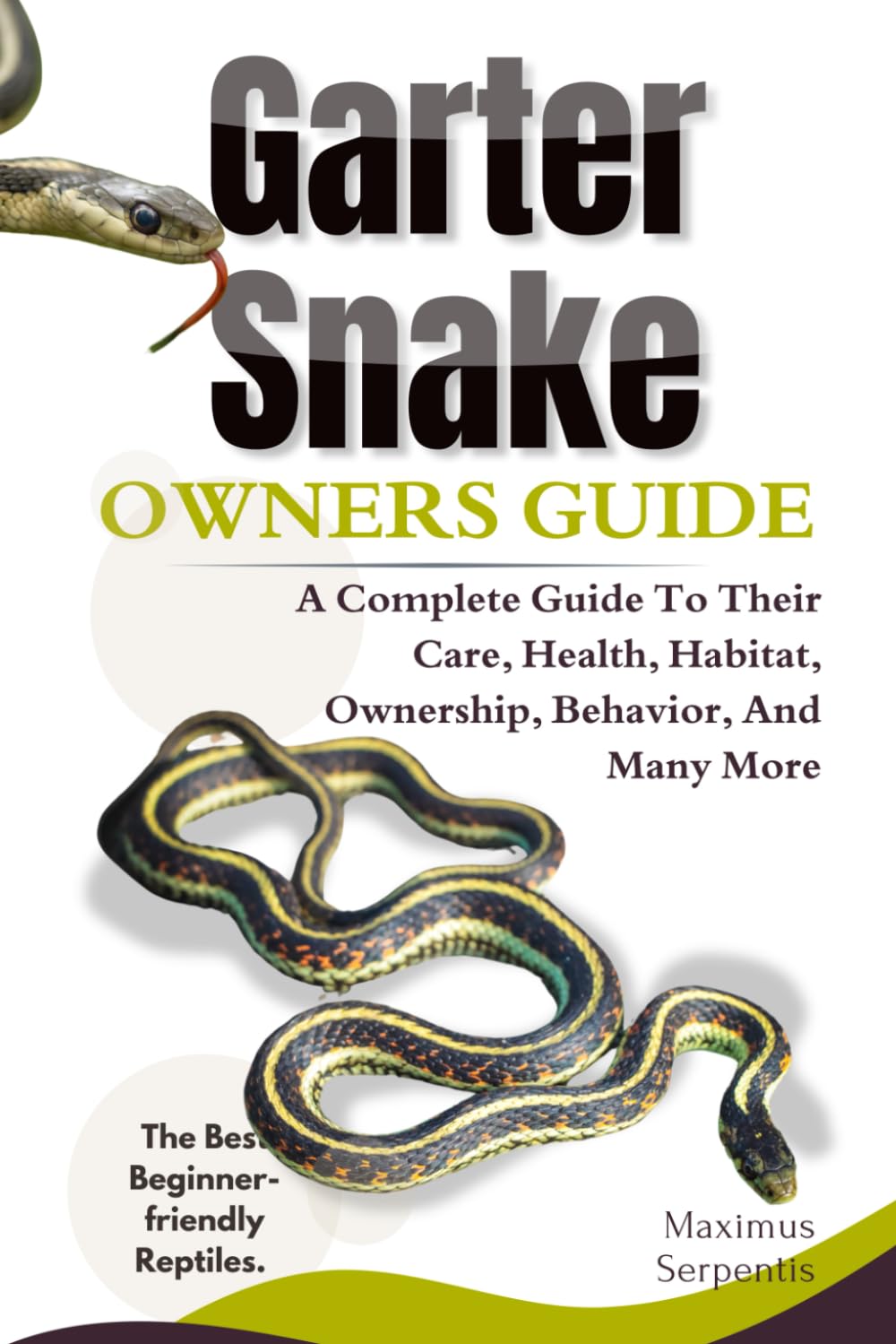 GARTER SNAKE OWNERS GUIDE: A Complete Guide to Their Care, Health, Habitat, Ownership, Behavior, And Many More.