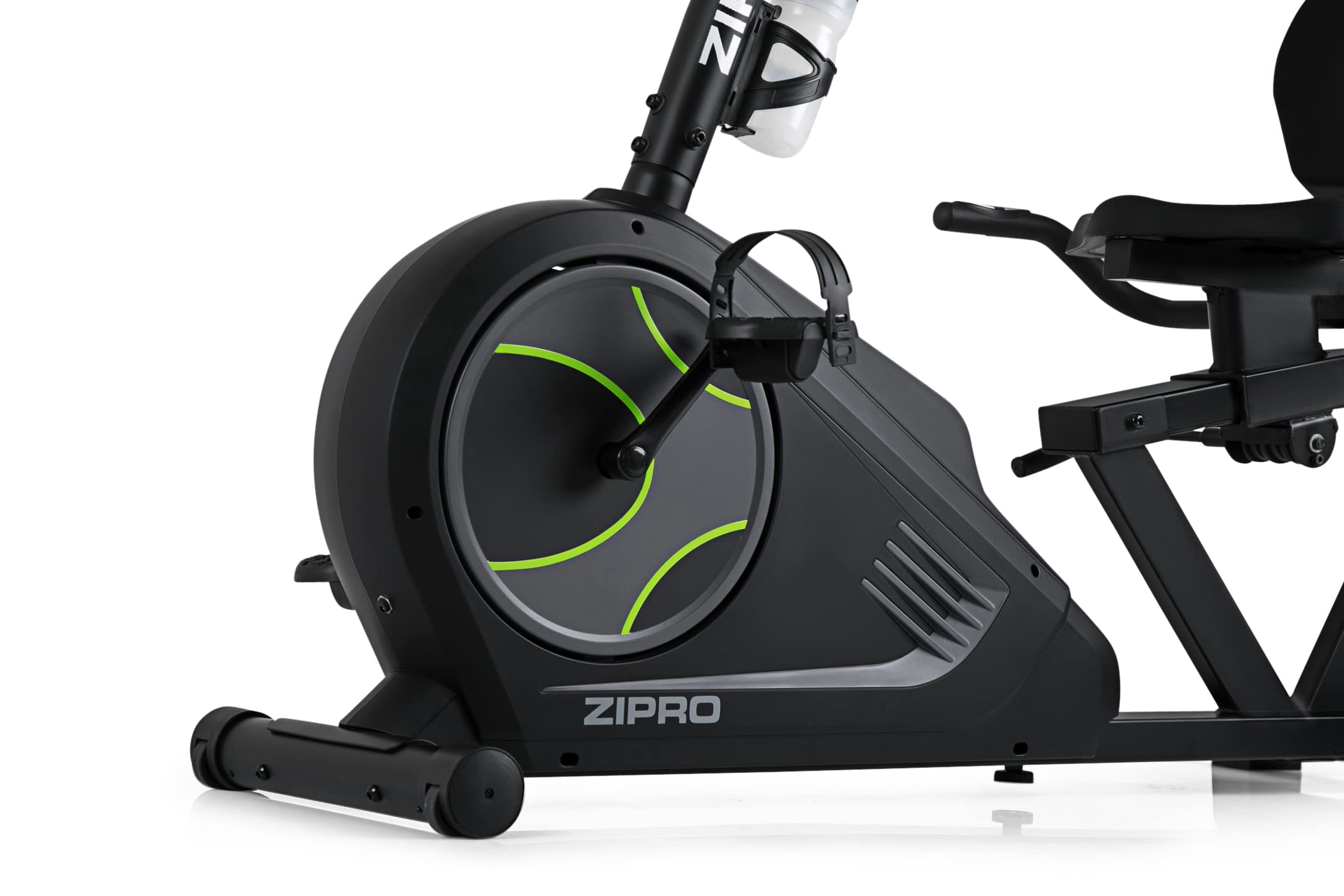 Zipro Vélo d'appartement Iconsole+ Glow, Ergomètre Fitness, Vélo d'appartement magnétique, Ergomètre jusqu'à 150 kg, Vélo d'intérieur, Vélo d'entraînement à domicile, Vélo ergomètre filaire