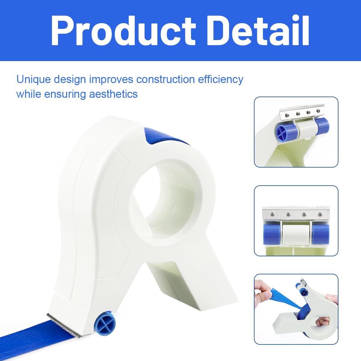 Maler-Klebeband Applikator Set - Professioneller Abroller Mit Schaber Für Saubere Kanten