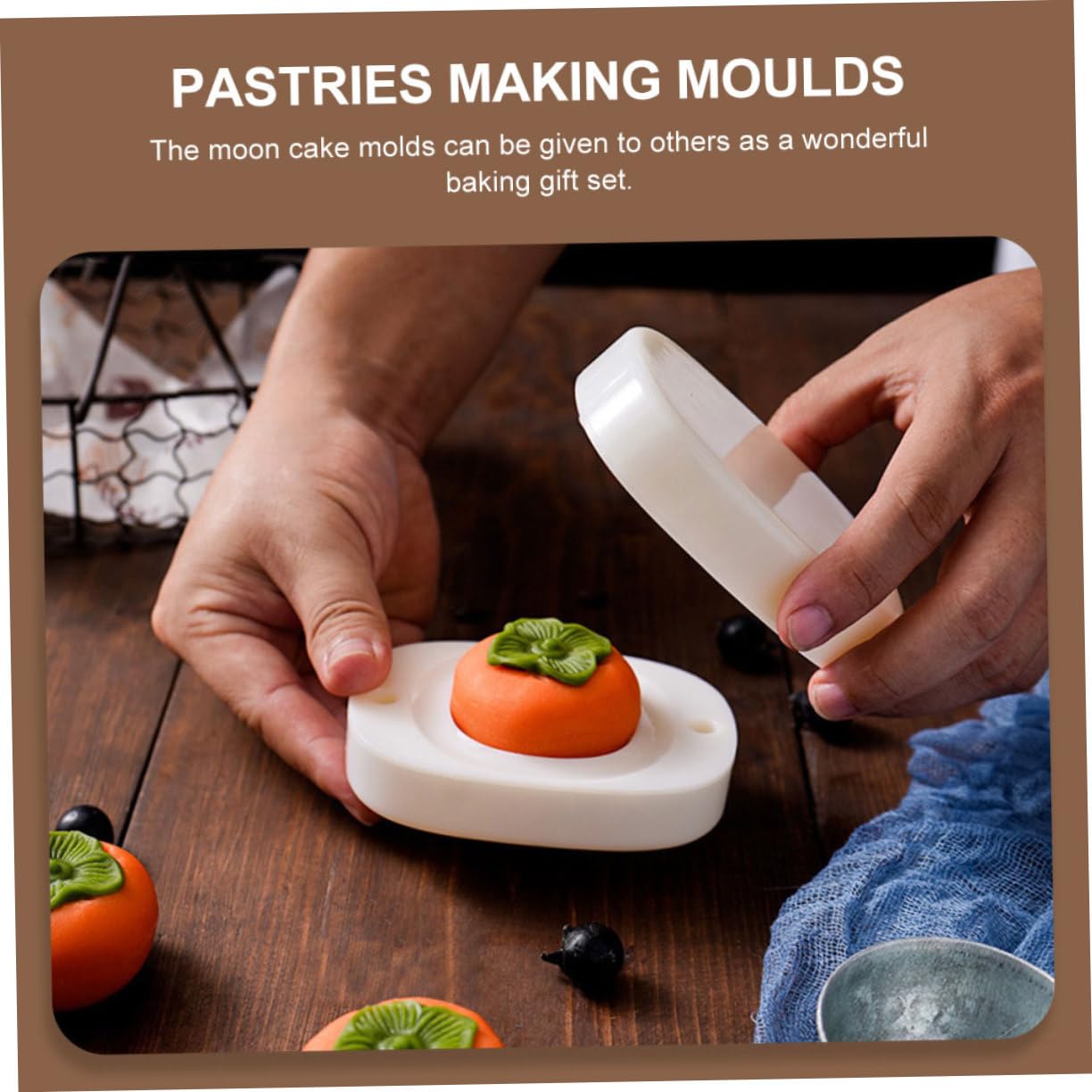 2juegos Moldes Luna Pastel Diy Lotes Prensados Mano Ligeros Para Galletas Pastelería