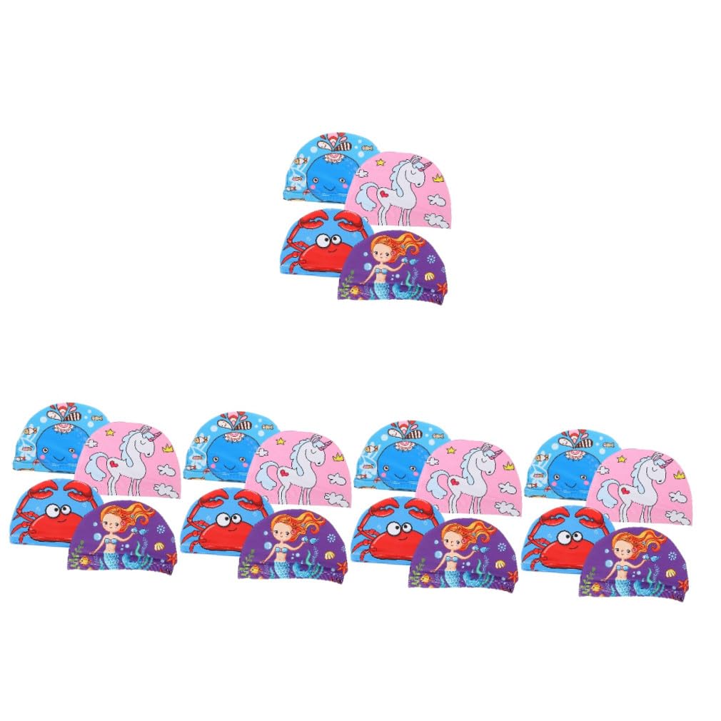 BESPORTBLE Gorro De Baño De Tela Oblea Gorras Sombreros Cesta Decoración Impermeable Nadar Mini con Tapas Cuerpo Agua Colgante Ultravioleta Dulcimer Devanadera Paño