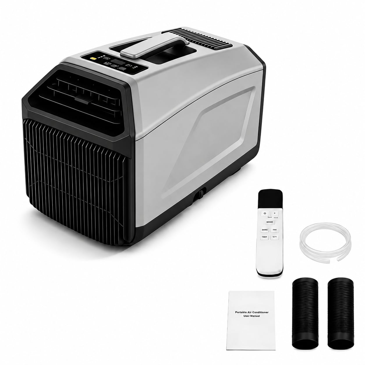KPOUYYDS Portable Spot Cooler, RV Air Conditioner - 4500/5100 BTU Dual Hose Camping AC, 330W Low Power, 36dB Quiet 4-in-1 for Tent, Van Life, Truck Cabins, Bedroom 4500BTU/AC