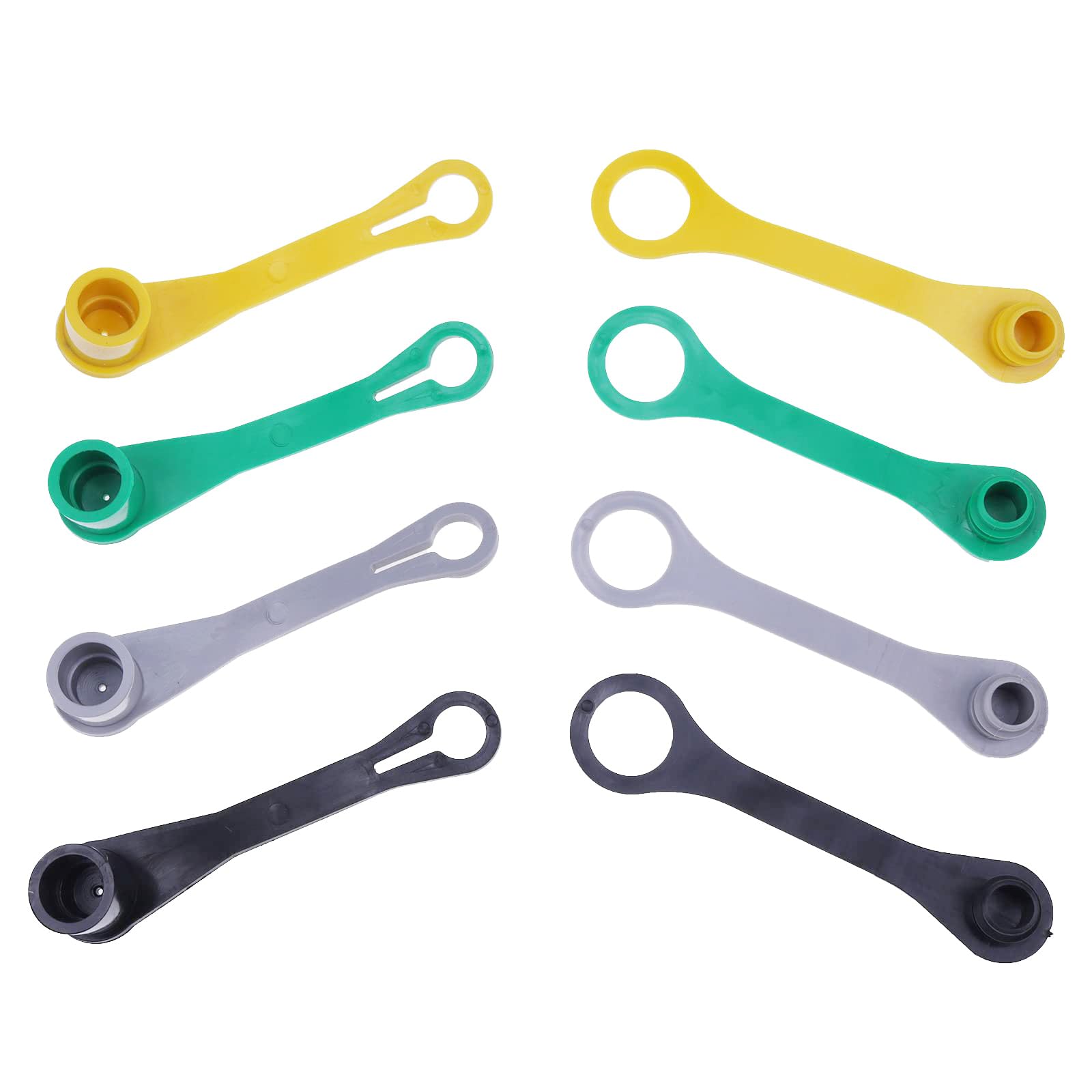 JZGRDN 8PK - Juego de tapones y tapones hidráulicos M132021 M132022 M132024 M70728 M132031 M132032 M132034 M85099 compatible con John Deere 425 430 455 X465 X475. X485 X495 X575 X585 X595 X940 X948 X949