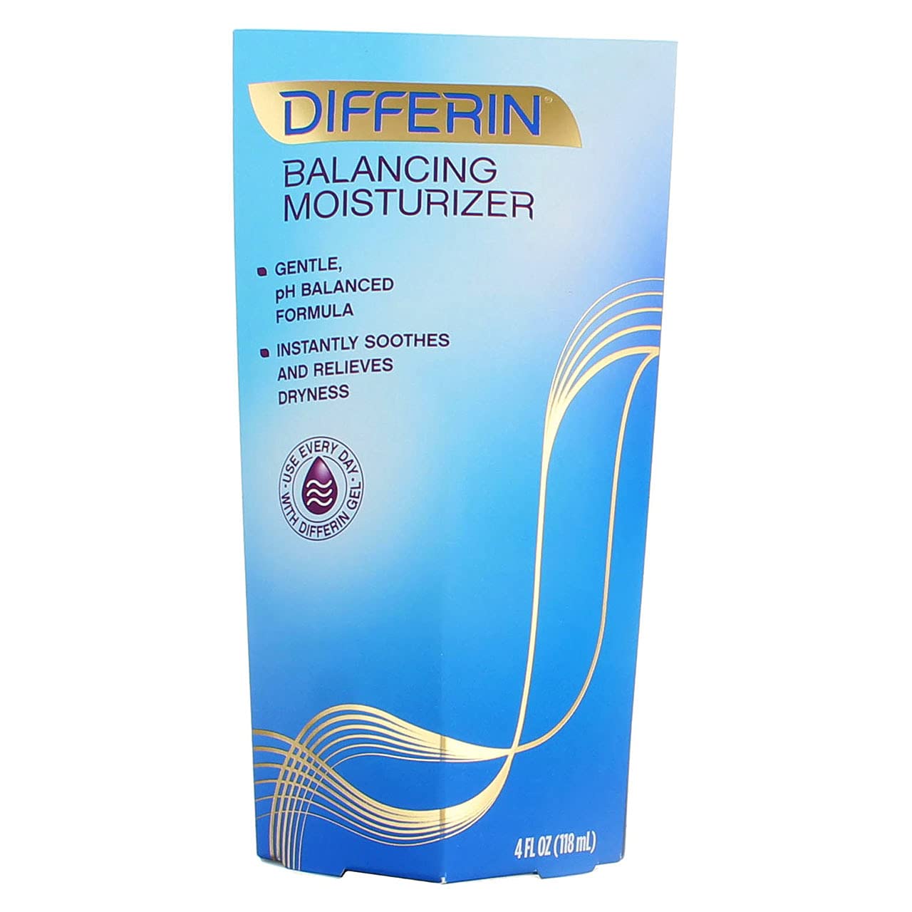 Differin Balancing Moisturizer, 4 Fl Oz (Pack of 2)