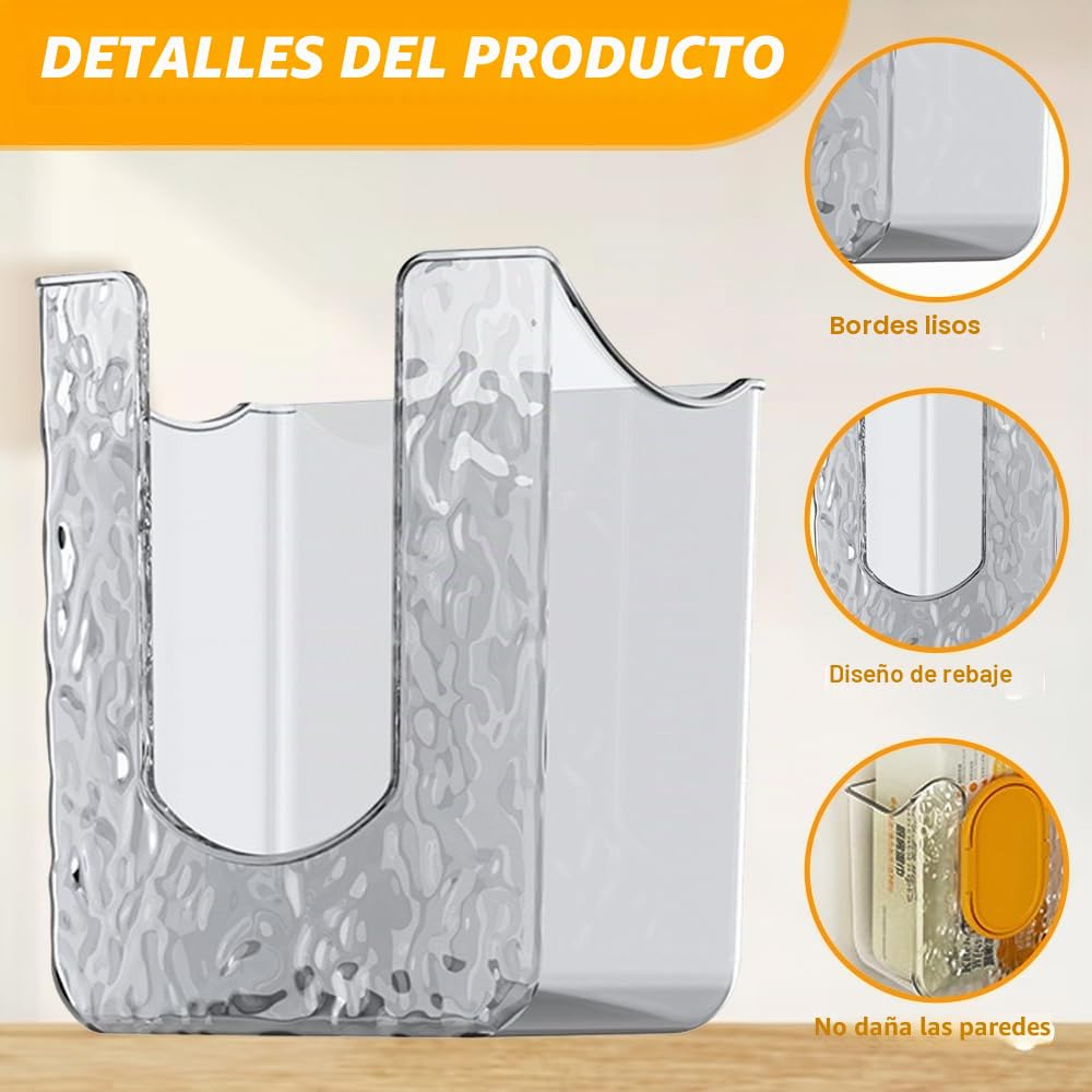 2 Dispensador de Toallita Húmedas dispensador toallitas montado en la pared | Caja de Almacenamiento para Toallitas Húmedas Soporte para Toallitas Colgantes Caja para Toallitas Húmedas para Cocina,Baño