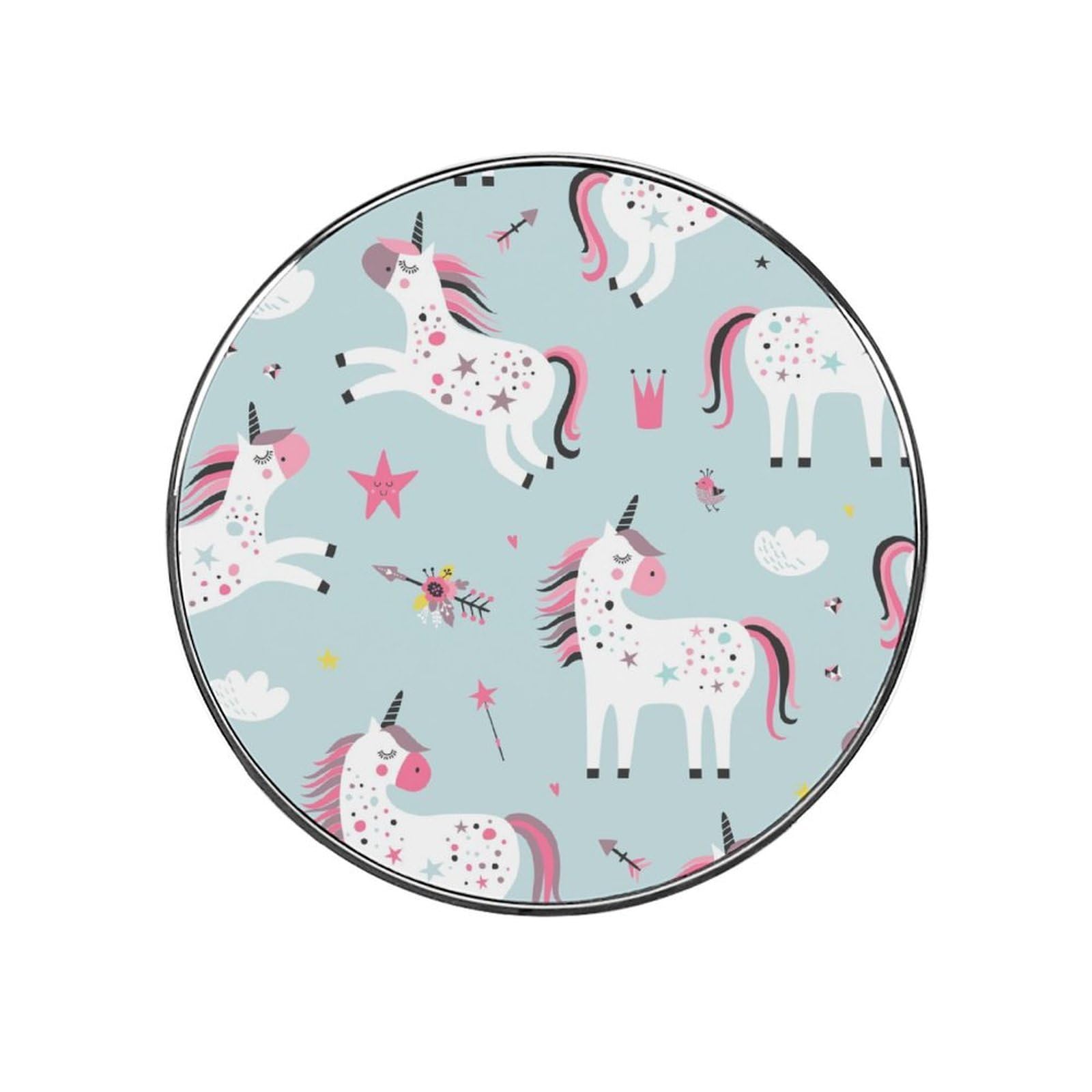 White Unicorn Refrigerator Magnet Decorative Locker Magnet For Kitchen And Office Home Décor