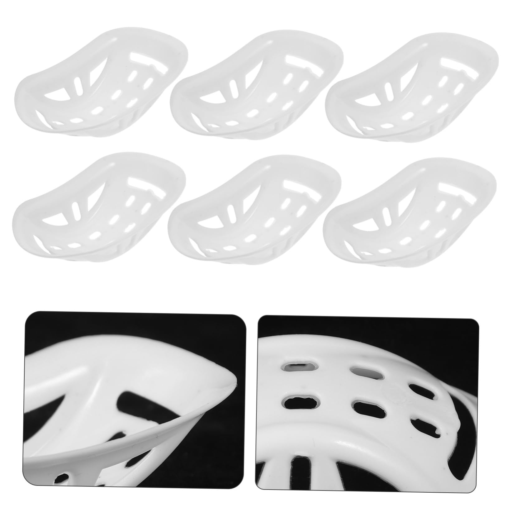 OSOLADY 4sets Universal Hard Hat Chin Pad Chin Guard Safety Hat Replacement for Comfort Protection for Cyclists Construction Workers 40pcs*4