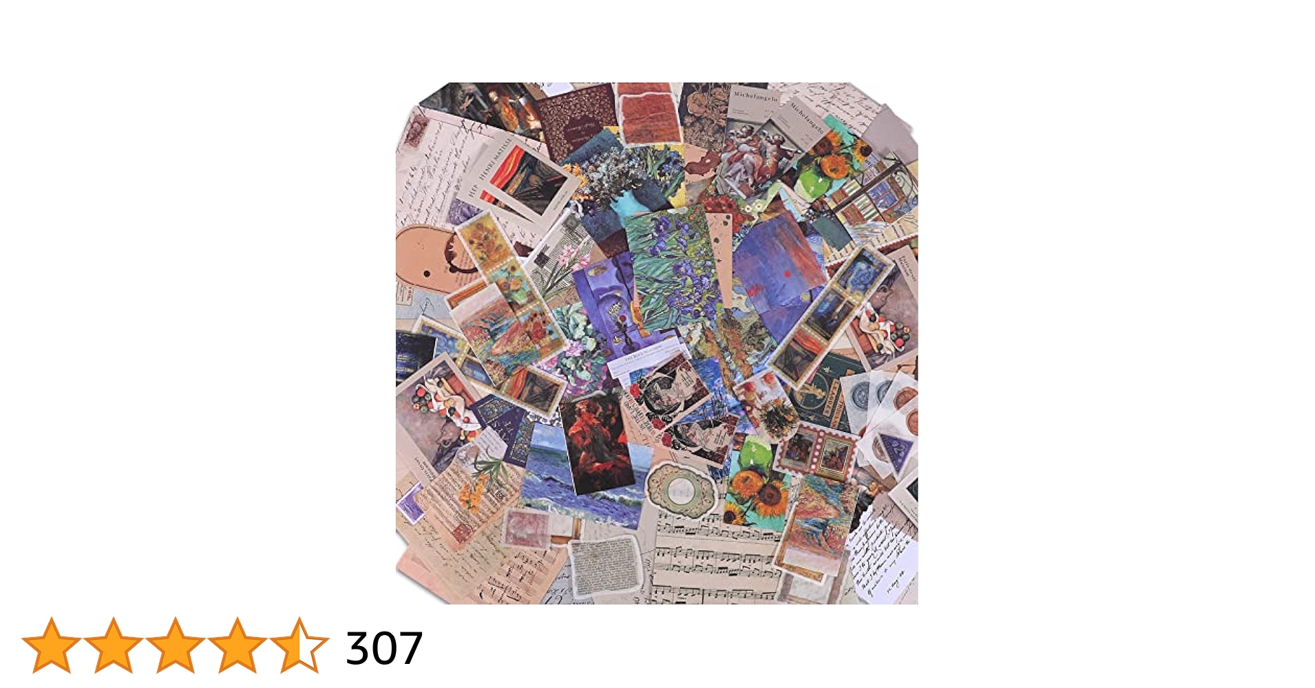 ▶︎import/CHIUさまポストカードセット Amazon.com: Scrapbook Supplies Pack (200 Pieces) for Art