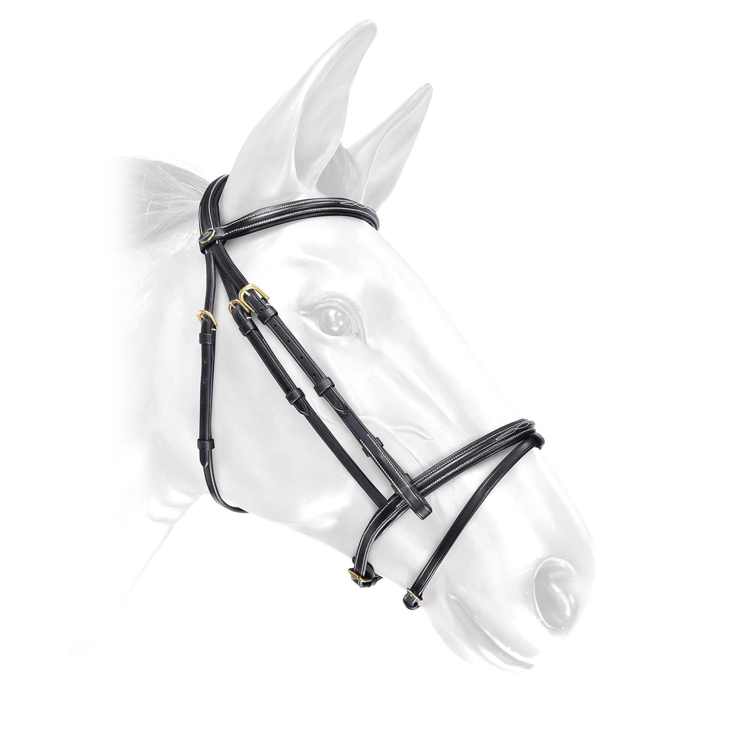 John WhitakerValencia Super Deluxe Pelle Briglia Flash per Cavalli