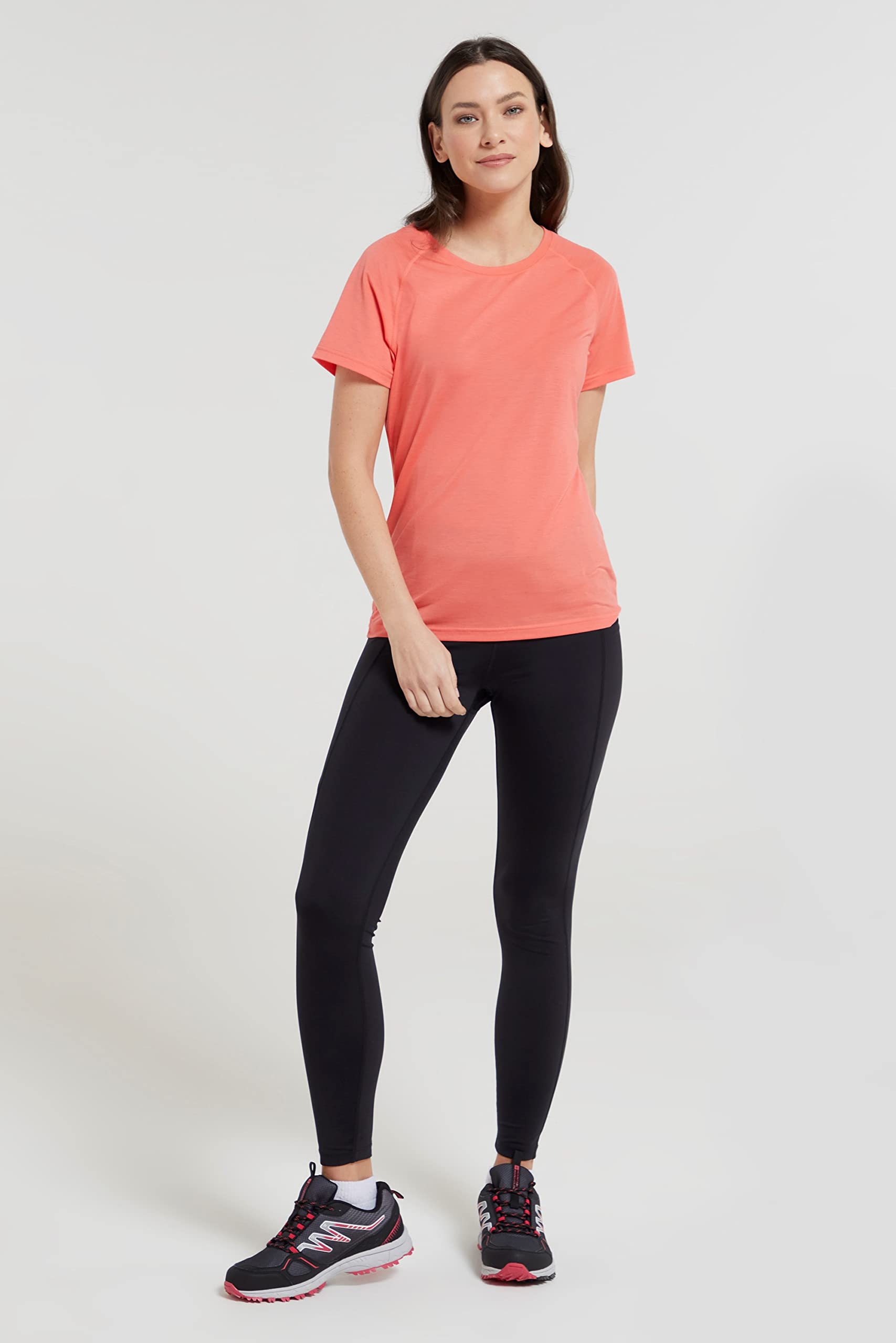 Mountain Warehouse Women's Coral Quick Dry T-Shirt - Comfortable & Lightweight Isocool Tee Shirt - Spring Summer, Walking, Holiday & Outdoors Size 18