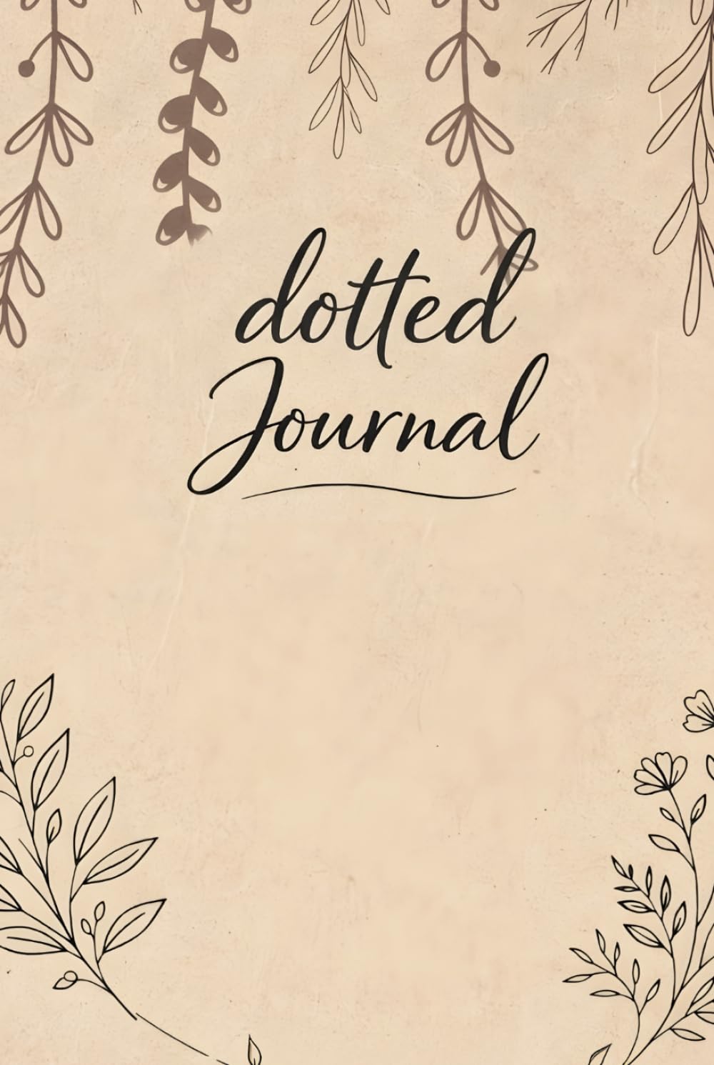 Dotted Journal Cover Beige