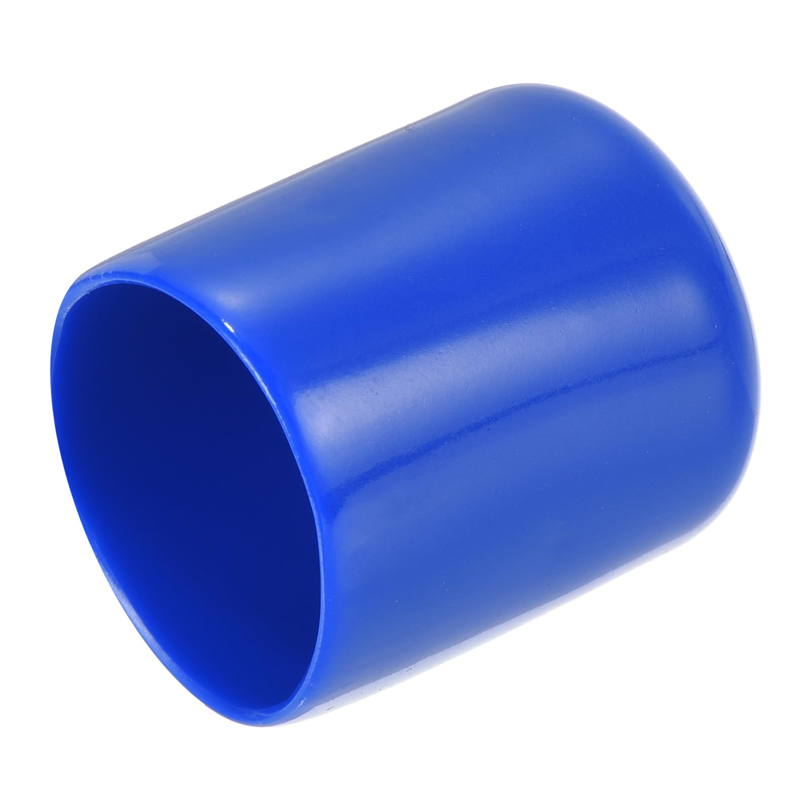 uxcell 20pcs Rubber End Caps 22mm ID Vinyl Round Tube Bolt Cap Cover Screw Thread Protectors Blue