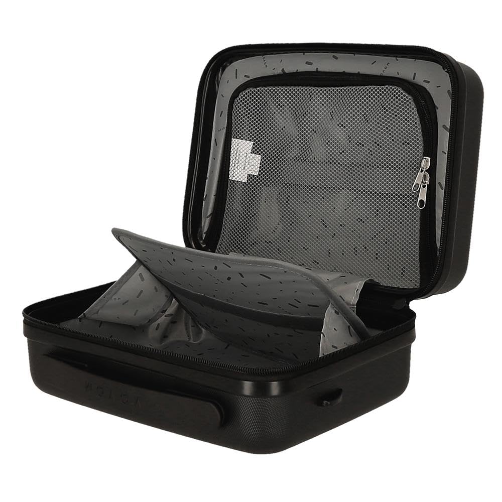 Borsa da toilette da cabina MOVOM Wood, bagaglio a mano, interno con due scomparti, realizzata in materiale ABS resistente e leggero. Da Joumma Bags