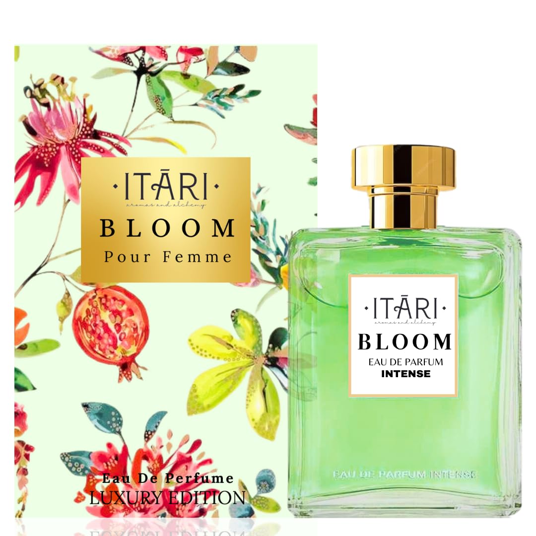 Itari Bloom Eau De Parfum With Notes of Jasmine, Magnolia & Grapefruit for Fresh Floral Long Lasting Fragrance For Women 60ML-image-27