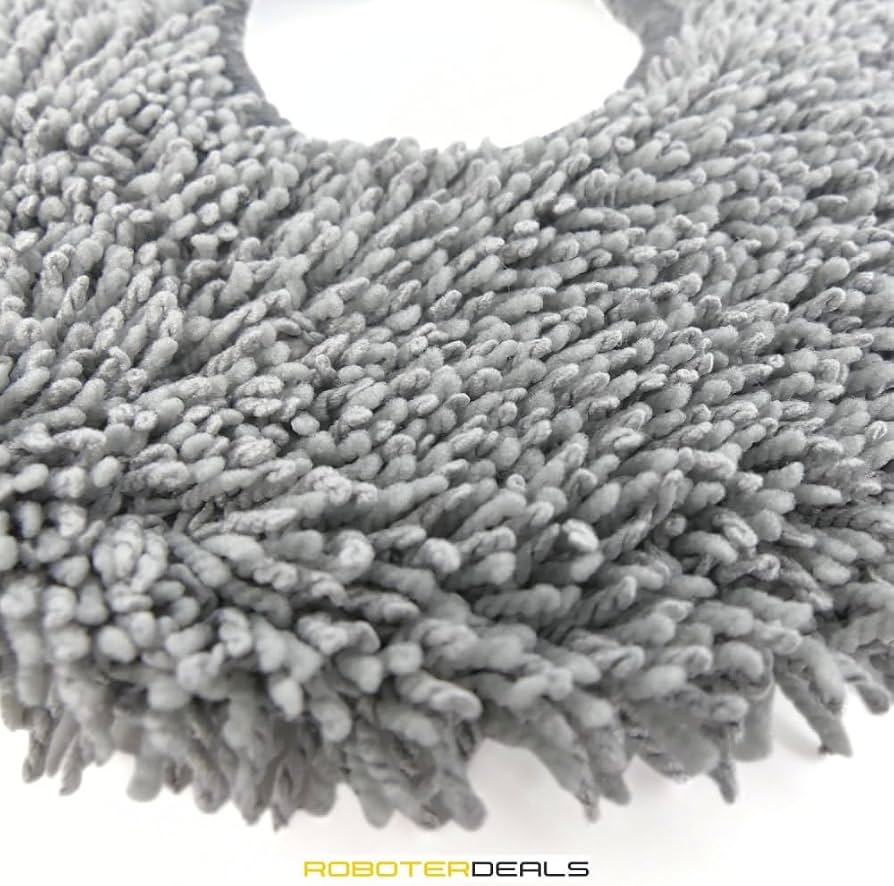 Supporti Per Panni/Mocio Con Cuscinetti In Microfibra (2 Pezzi) - Ricambio Per Roborock Q Revo Curv