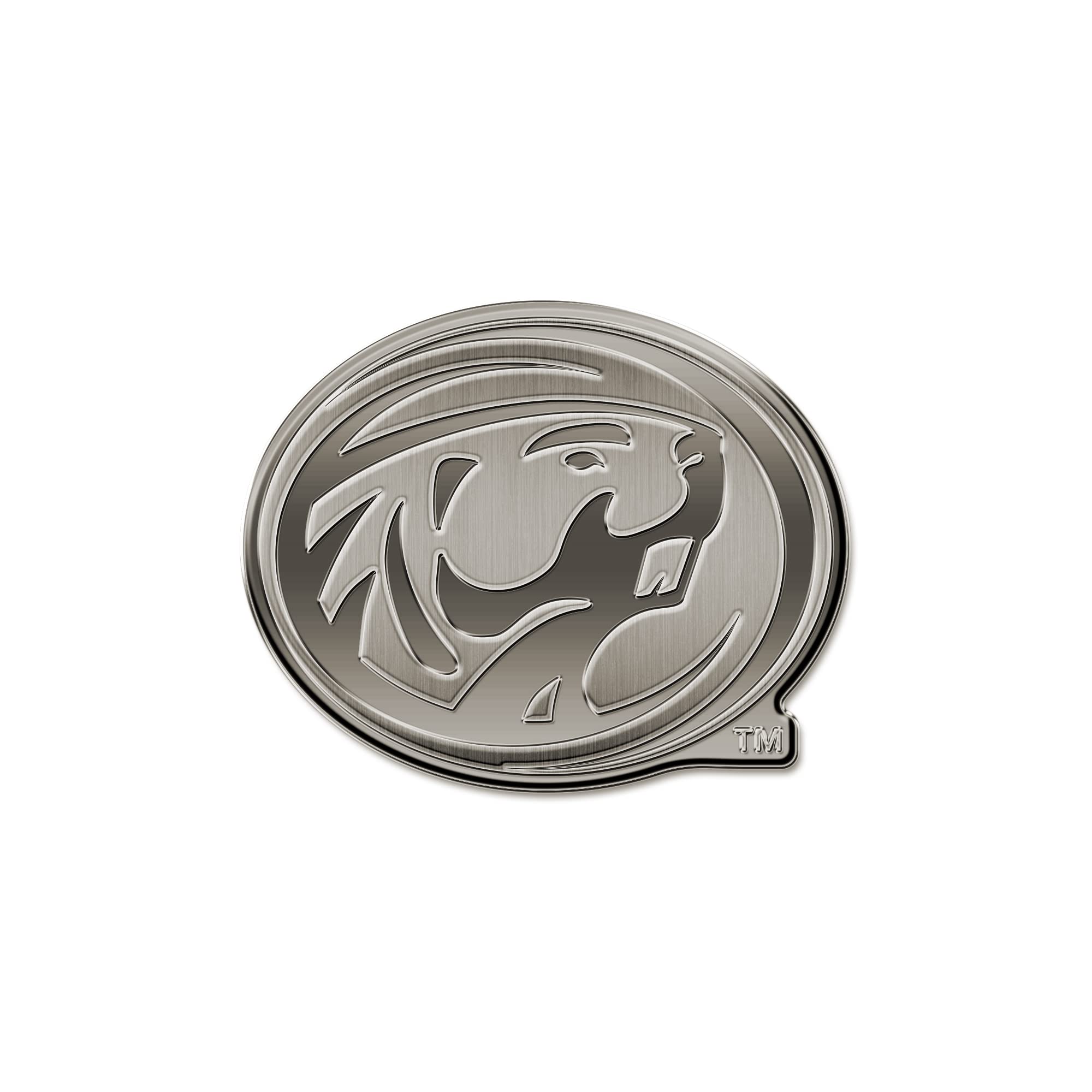 NCAA Standard Antique Nickel Auto Emblem for Car/Truck/SUV