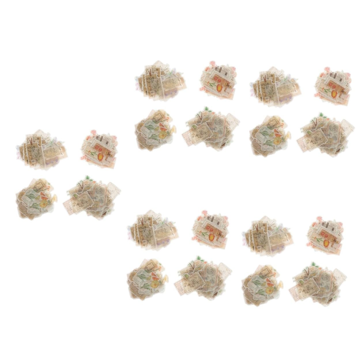 NUOBESTY 20sets Adesivi Creativi per Scrapbooking Pacchetti di Stickers Autoadesivi per Diario Album Fotografico e Fai da Te Stili Vari e Unici per Decorazioni Personali