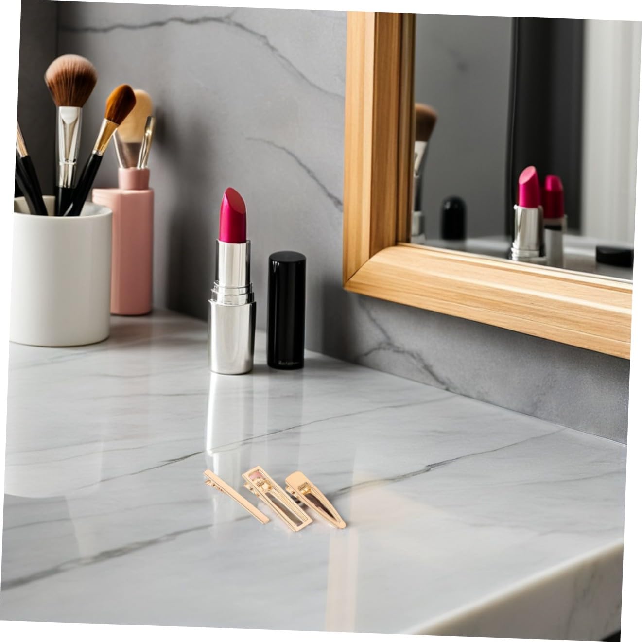 Hohopeti 60 pezzi Fermagli Capelli in Metallo Dorato di Tipi Clip Alligatore per Accessori Fai da Te Ragazze e Donne Delicati sui Capelli Resistenti e Leggeri per Uso Prolungato