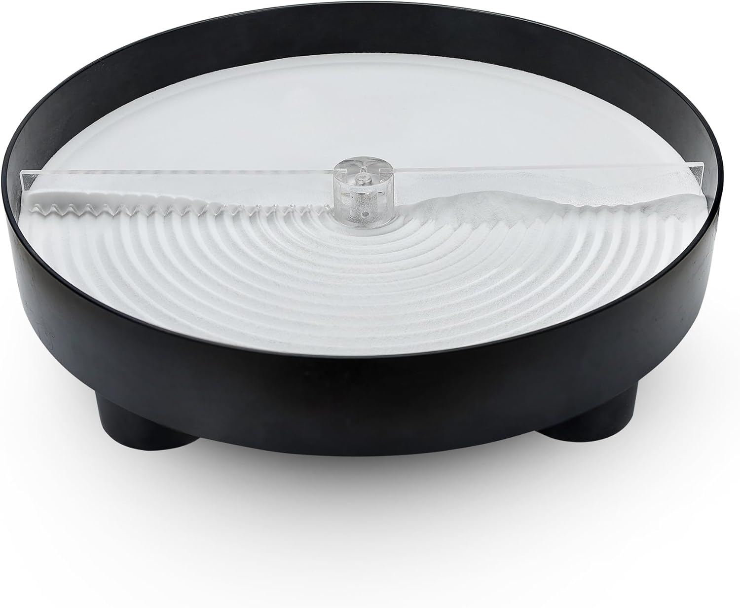 11.5″ Automatic Garden Zen Self Rotating Sandscrape Tray, Mindfulness Meditation Stress Relied Therapy Sand Tray for Home Office Desk Decor 11.5″ Automatic Garden Zen Self Rotating Sandscrape Tray, Mindfulness Meditation Stress Relied Therapy Sand Tray for Home Office Desk Decor