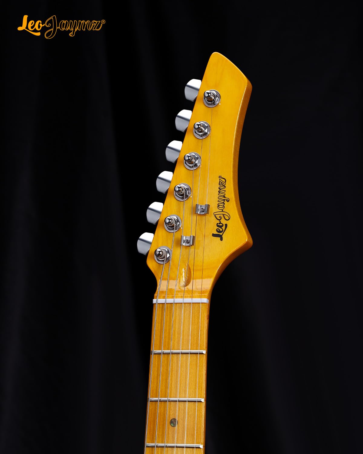 Amazon.com: Leo Jaymz TL Style Electric Guitar with Flame Maple