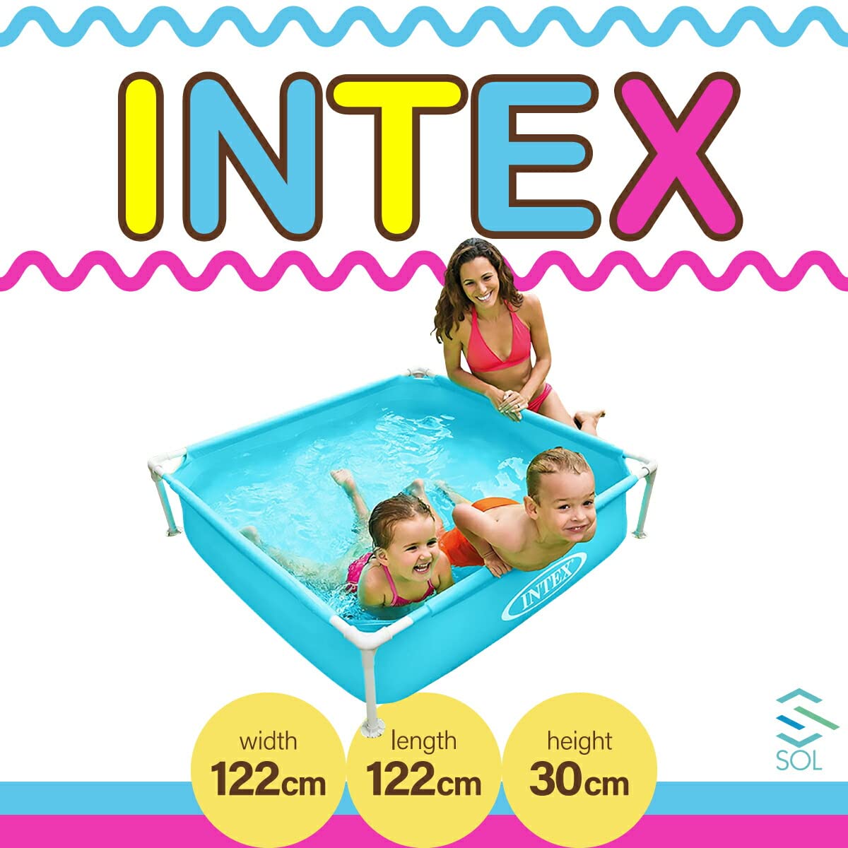 INDEX - 【新品未使用】INTEX(インテックス)ミニフレームプール 【送料無料】 インテックス(INTEX) フレームプール 小型 ミニフレームプール