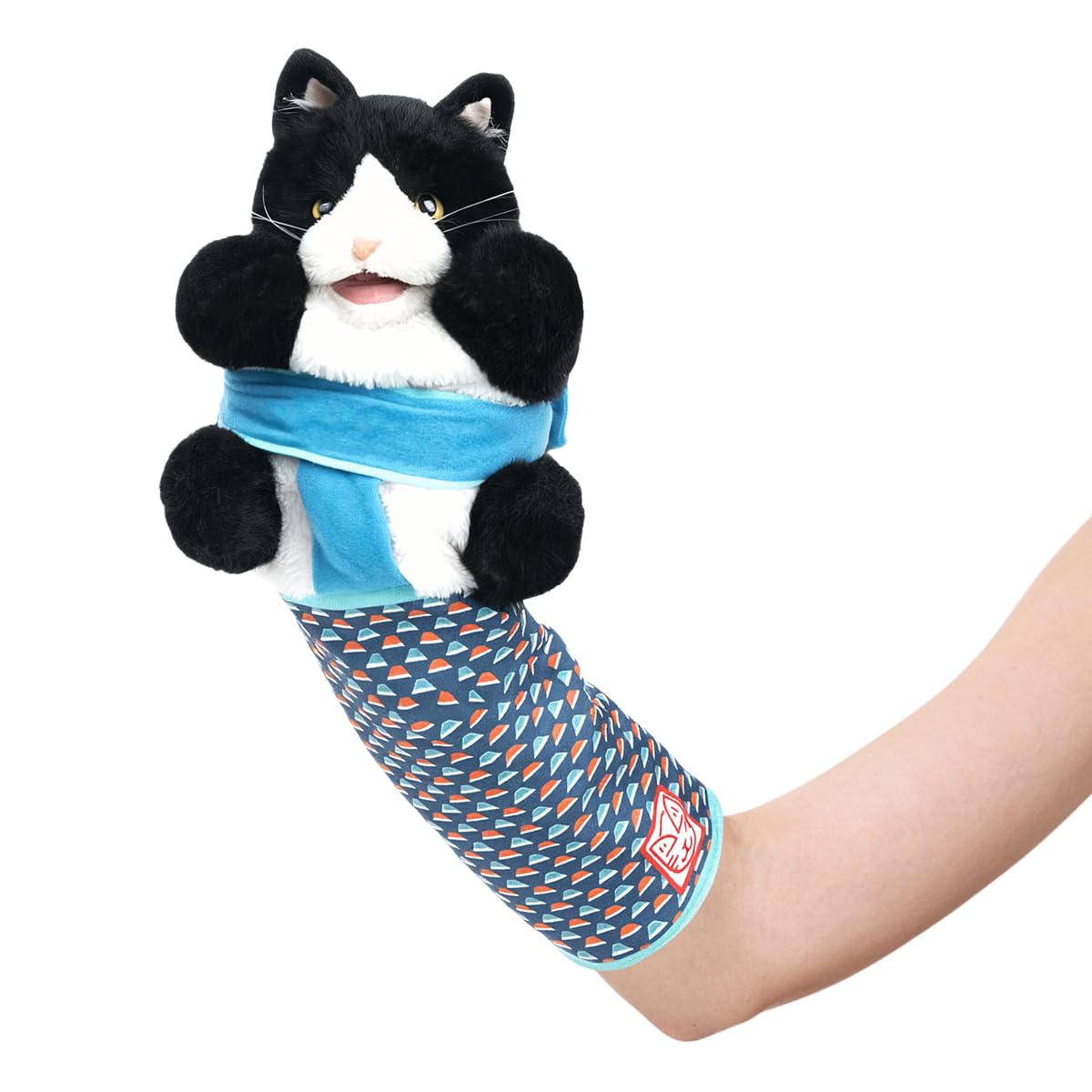 Lotsdonxia Cat Puppet Wrestler Toy for Indoor Play, Interactive Arm Protection Glove for Feline Exercise and Training, Durable Double-Layer Fabric, Colourful Design, Engaging Play Companion