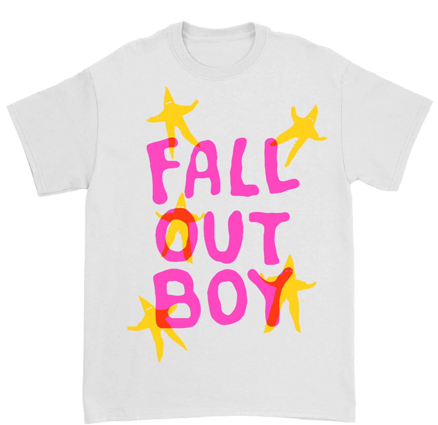 FALL OUT BOY Unisex-Adult Standard Smfs Band Photo Tee