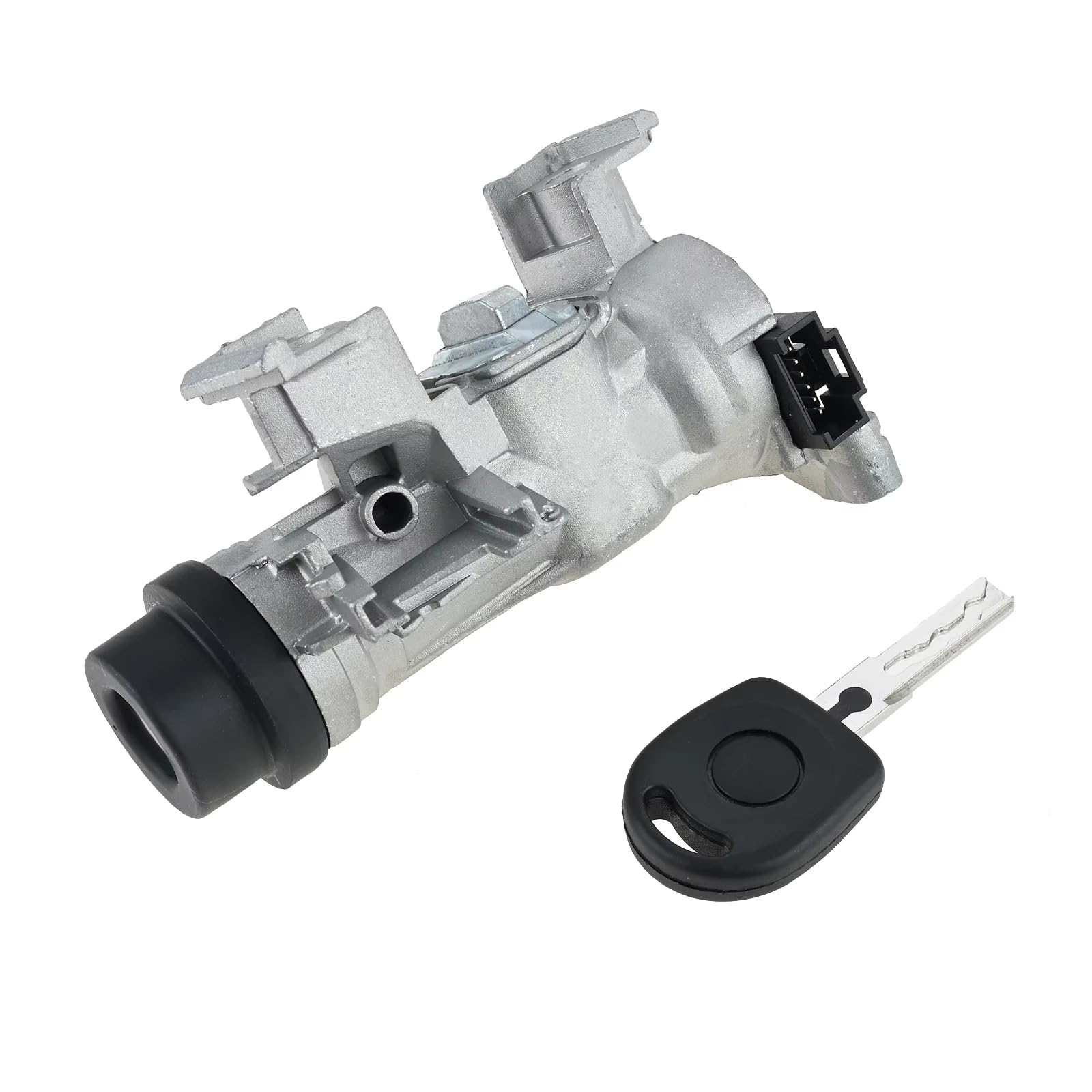 Rufutle Car Auto Door Lock Cylinder Barrel for VW Golf Touran Eos Caddy, 1K0905851B Ignition Starter Switch with Key
